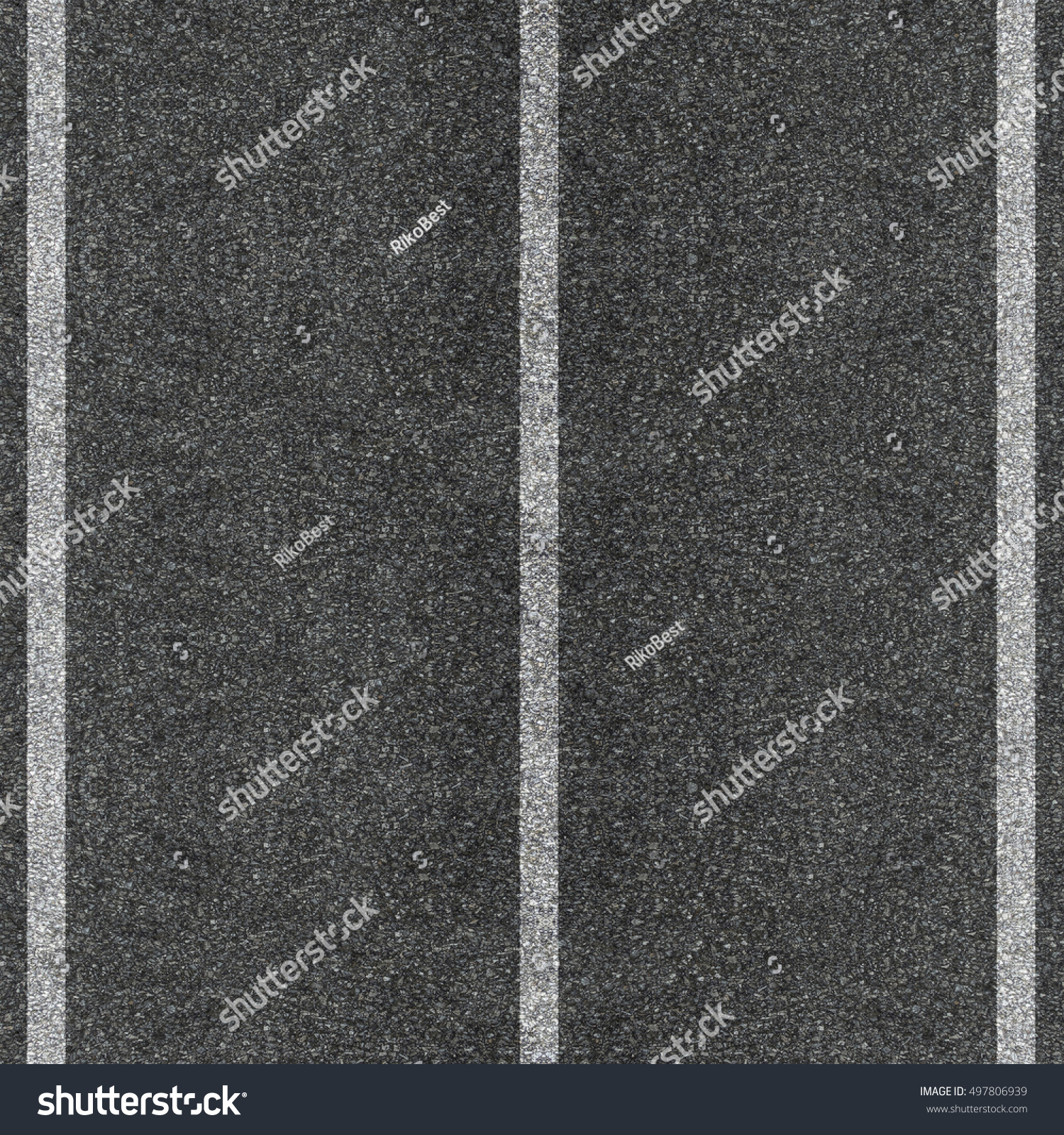 Seamless Texture Grey Asphalt Road White Stock Illustration 497806939 ...