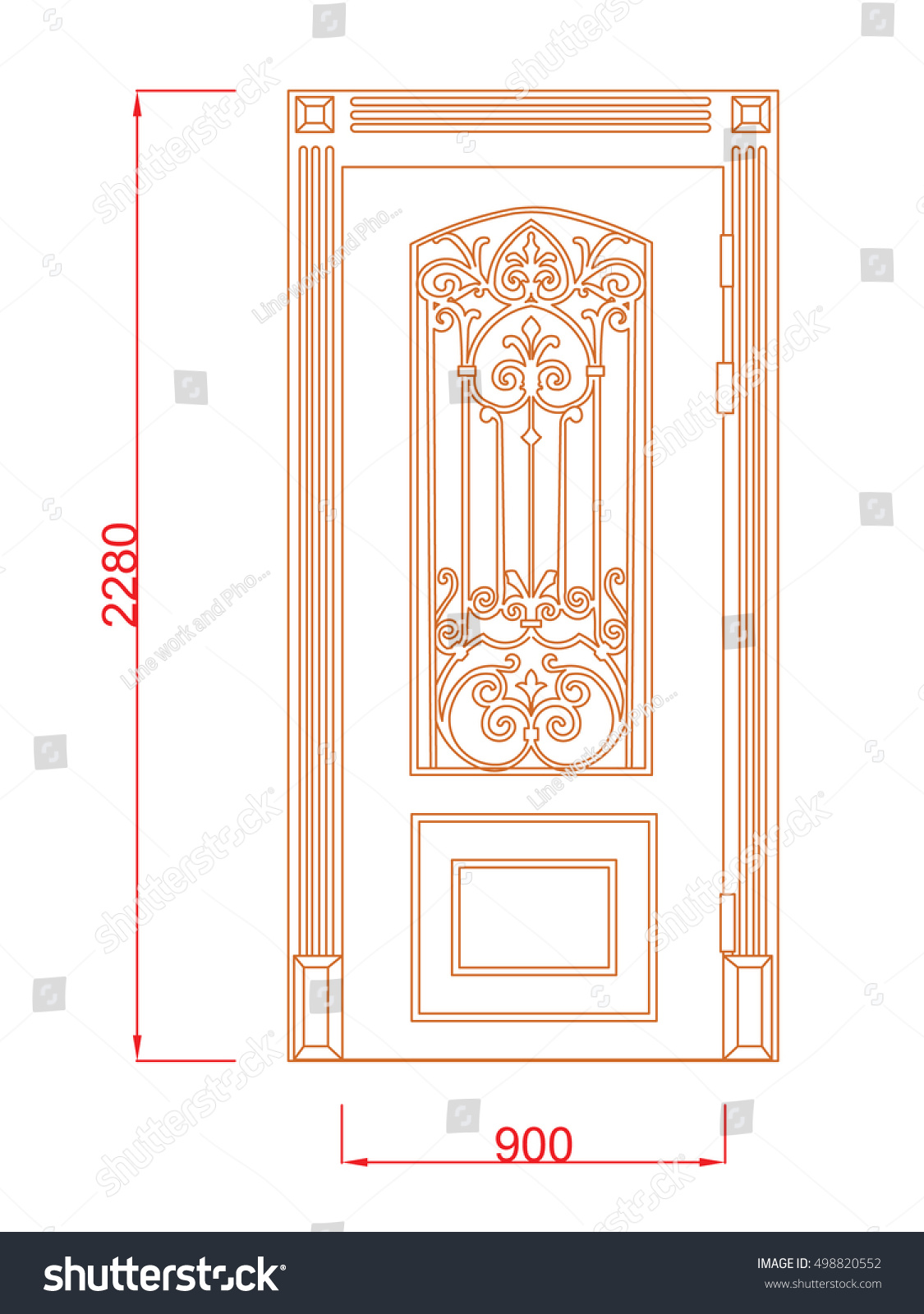 Стандартная ширина входной металлической двери