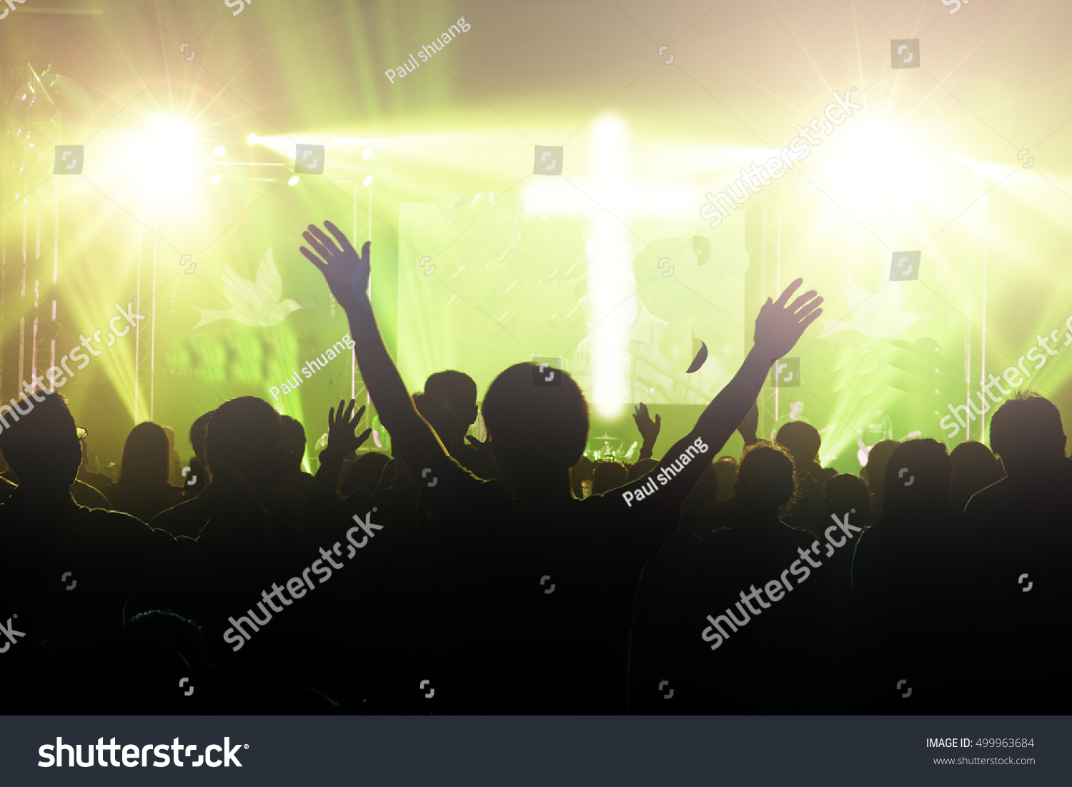 Human Rights Concept Silhouette Many People Stock Photo 499963684 ...