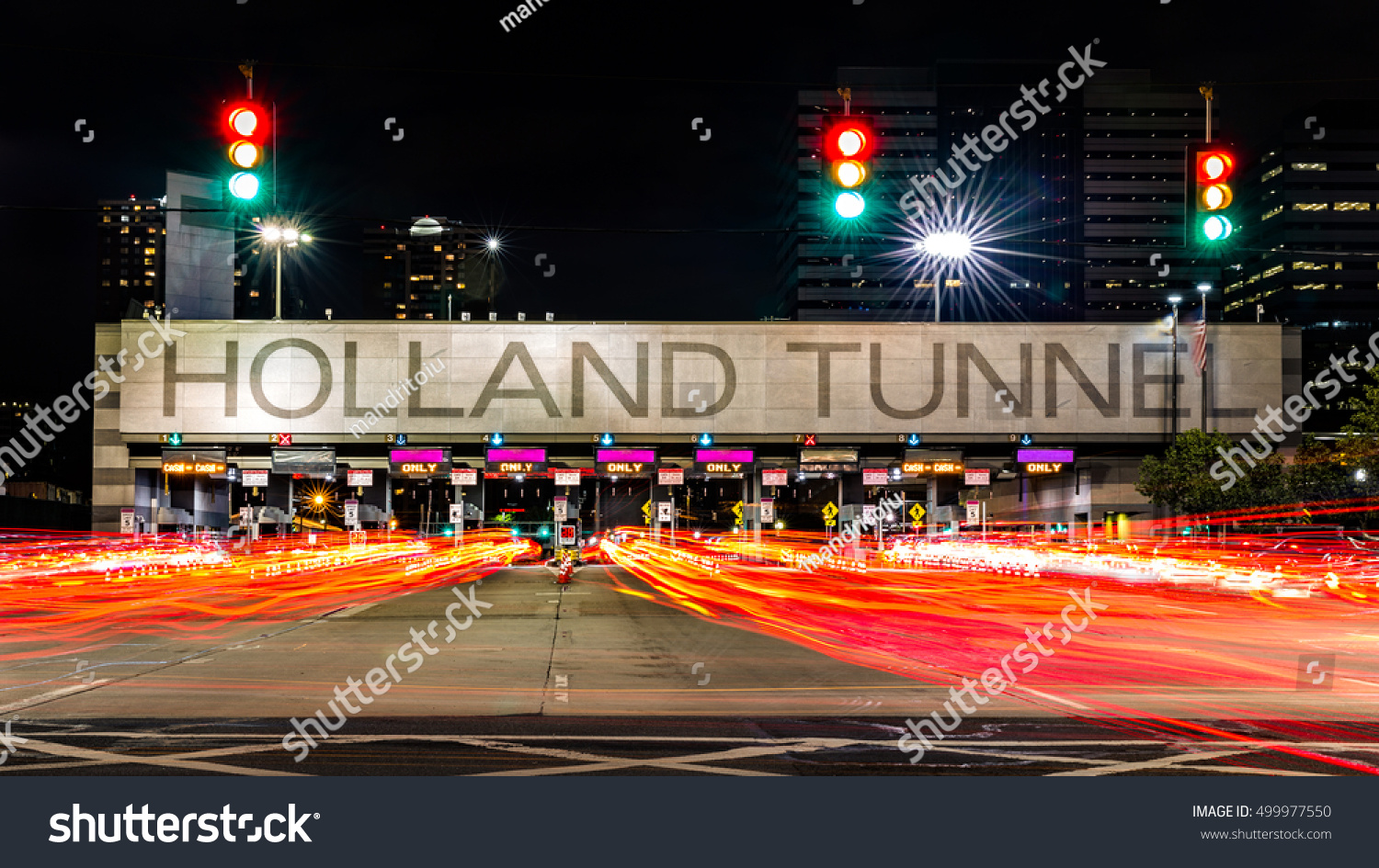 Holland Tunnel Toll Booth Owned Operated Stock Photo 499977550