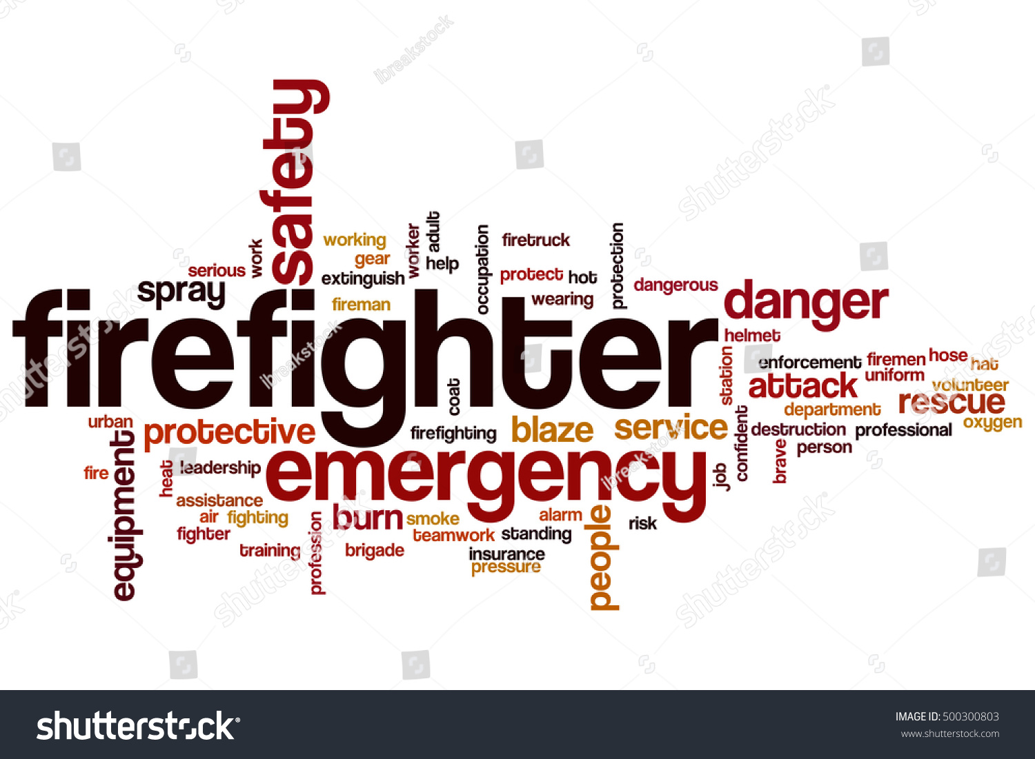 firefighter-word-cloud-concept-words-related-500300803