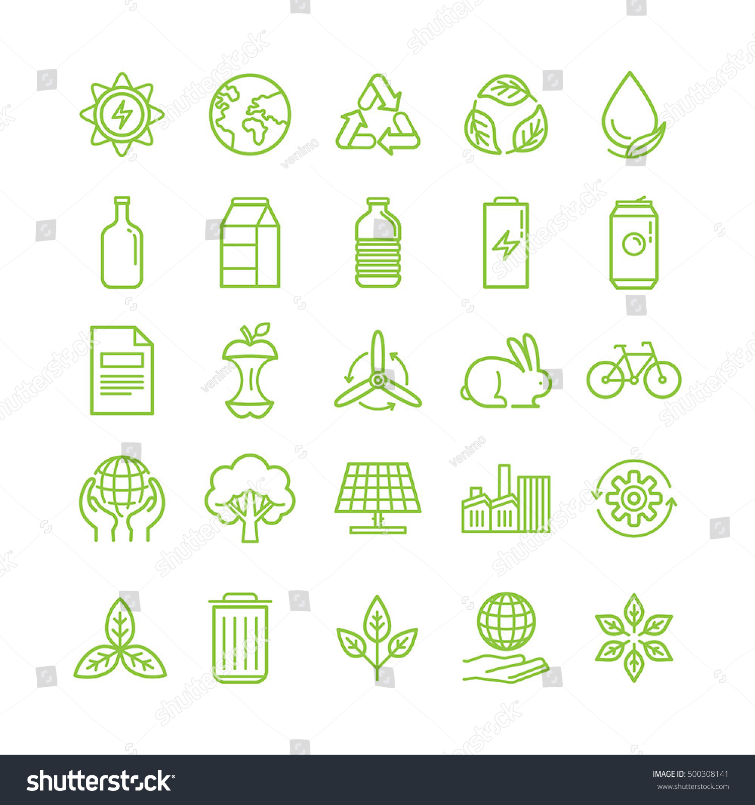 Vector Illustration Modern Flat Linear Style Stock Vector (Royalty Free ...