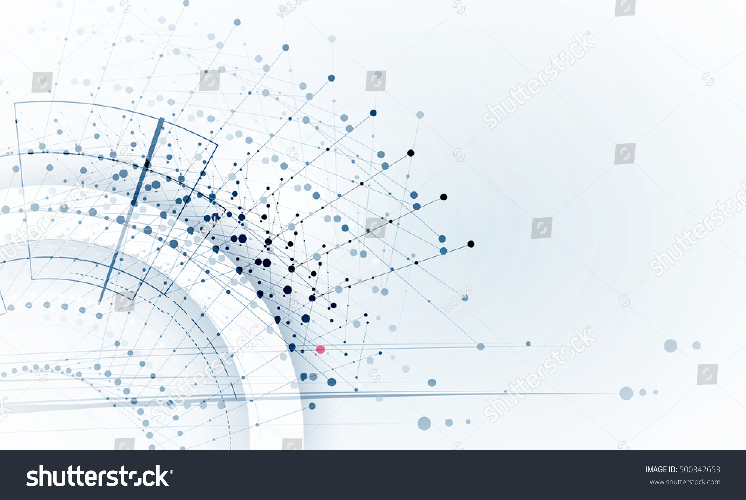 Abstract Futuristic Fade Computer Technology Business Stock Vector ...