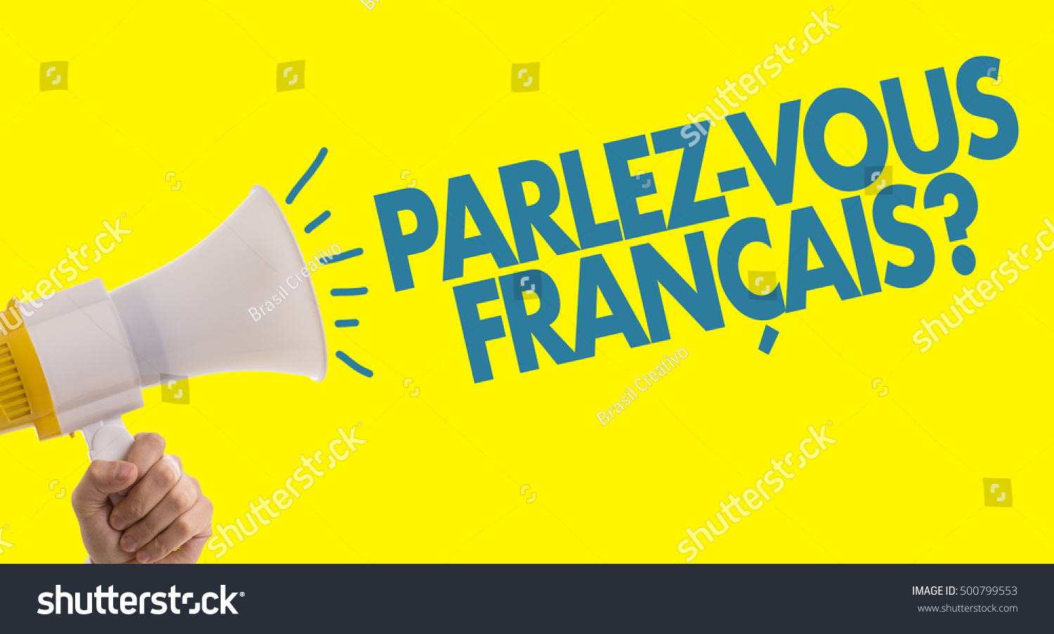 Do You Speak French Stock Photo 500799553 | Shutterstock