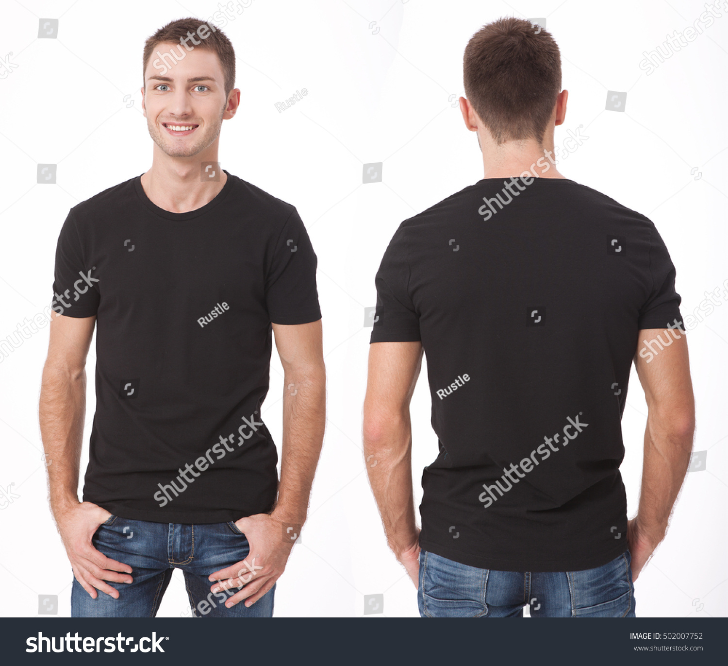 Tshirt Design People Concept Close Young Stock Photo 502007752 ...