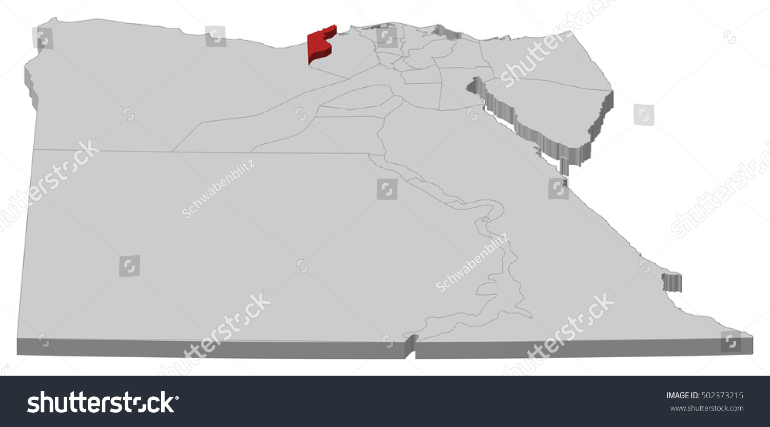 Map Egypt Alexandria 3dillustration Stock Vector Royalty Free   Stock Vector Map Egypt Alexandria D Illustration 502373215 