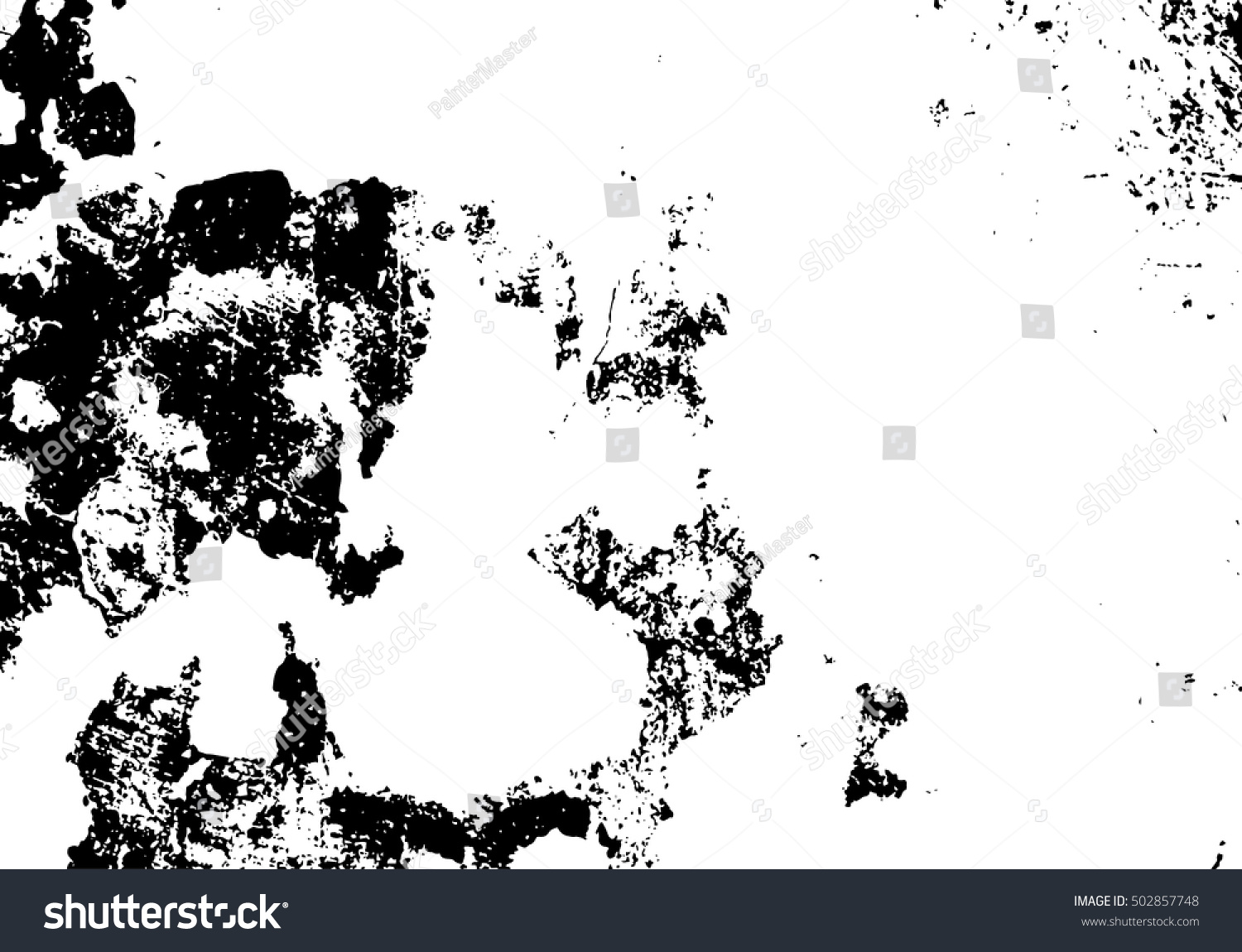 Vector Black White Scratch Texture Abstract Stock Vector (Royalty Free