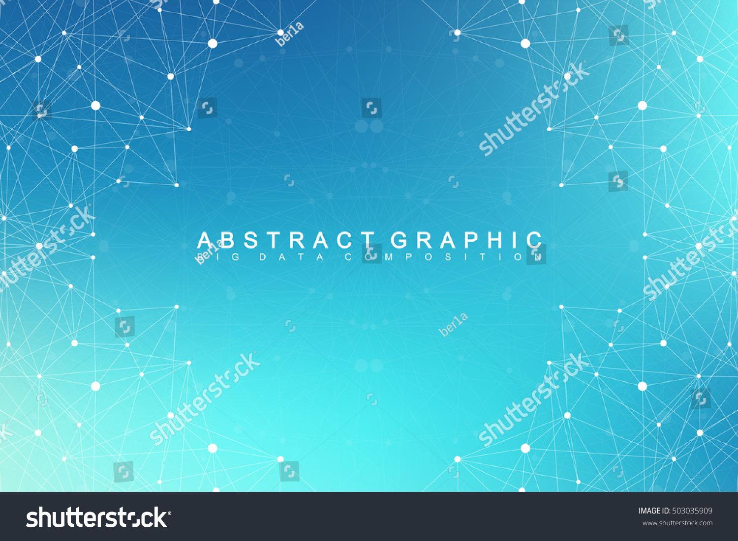 Big Data Complex Graphic Abstract Background Stock Vector (Royalty Free ...