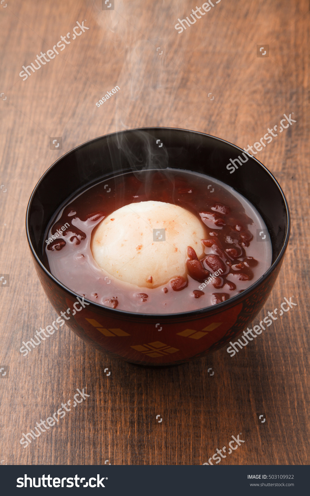 Oshiruko Zenzai Sweet Red Bean Soup Stock Photo 503109922 | Shutterstock