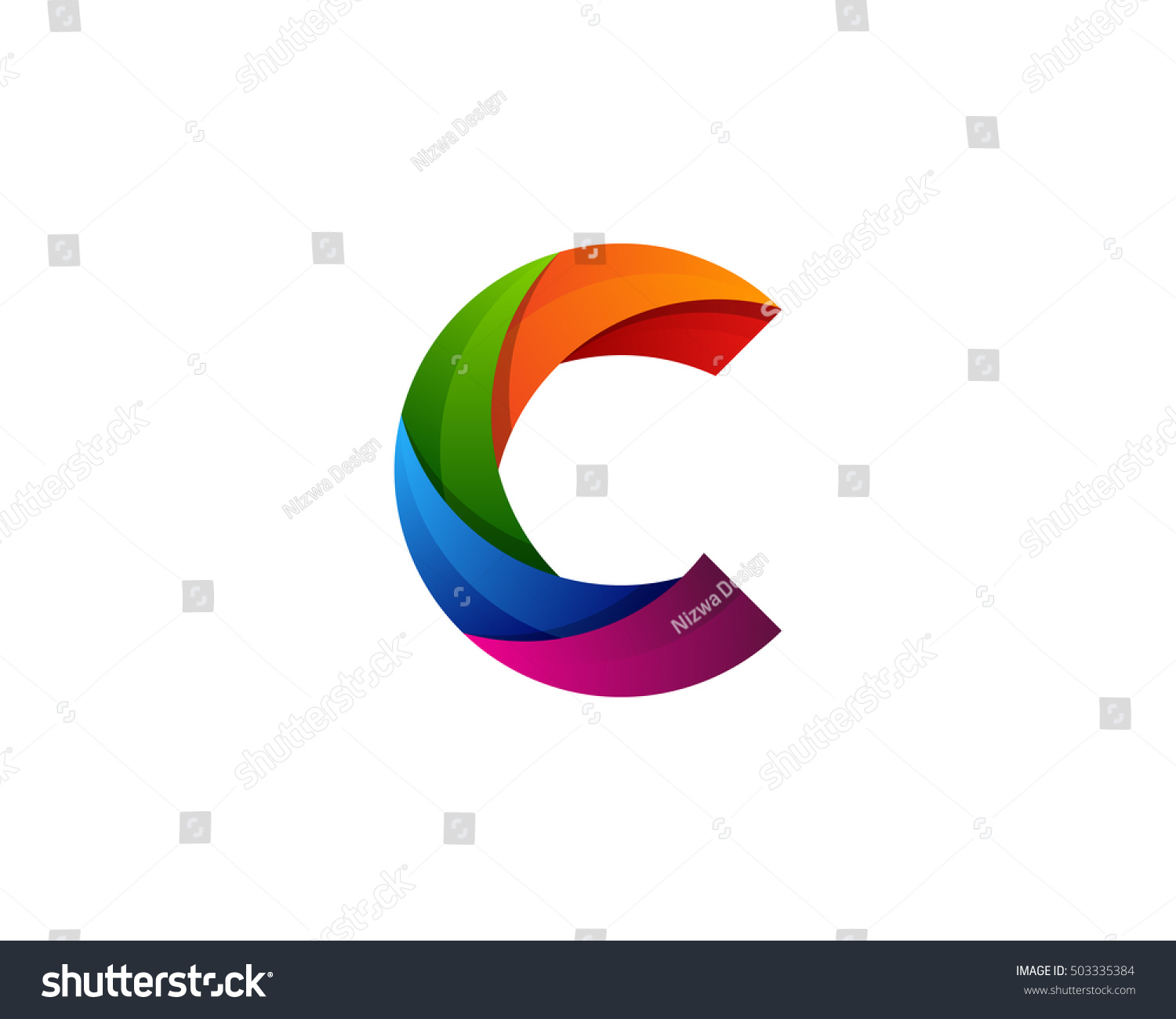 Colorful Camera Letter C Logo Design Stock Vector (Royalty Free ...