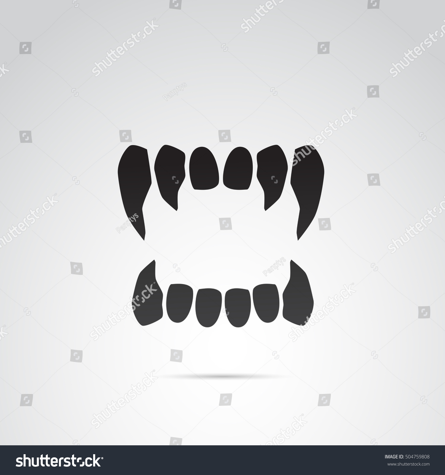 Зубы эскиз