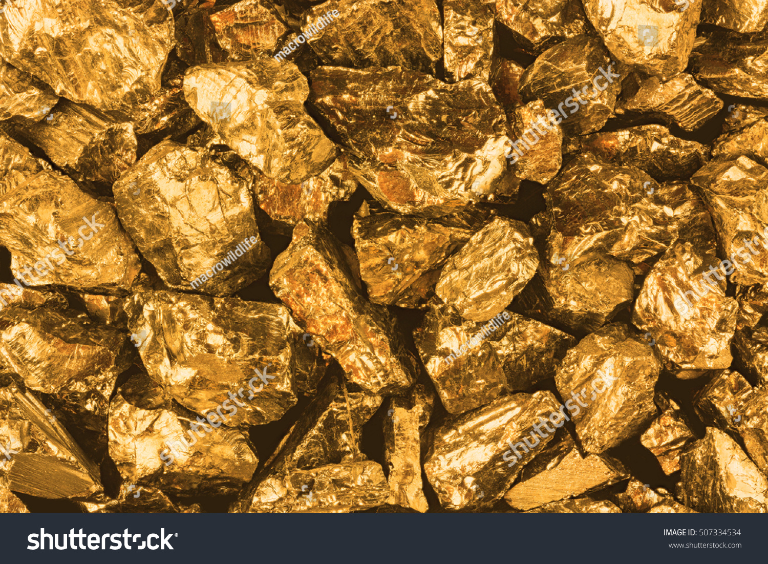 Текстура золотой руды