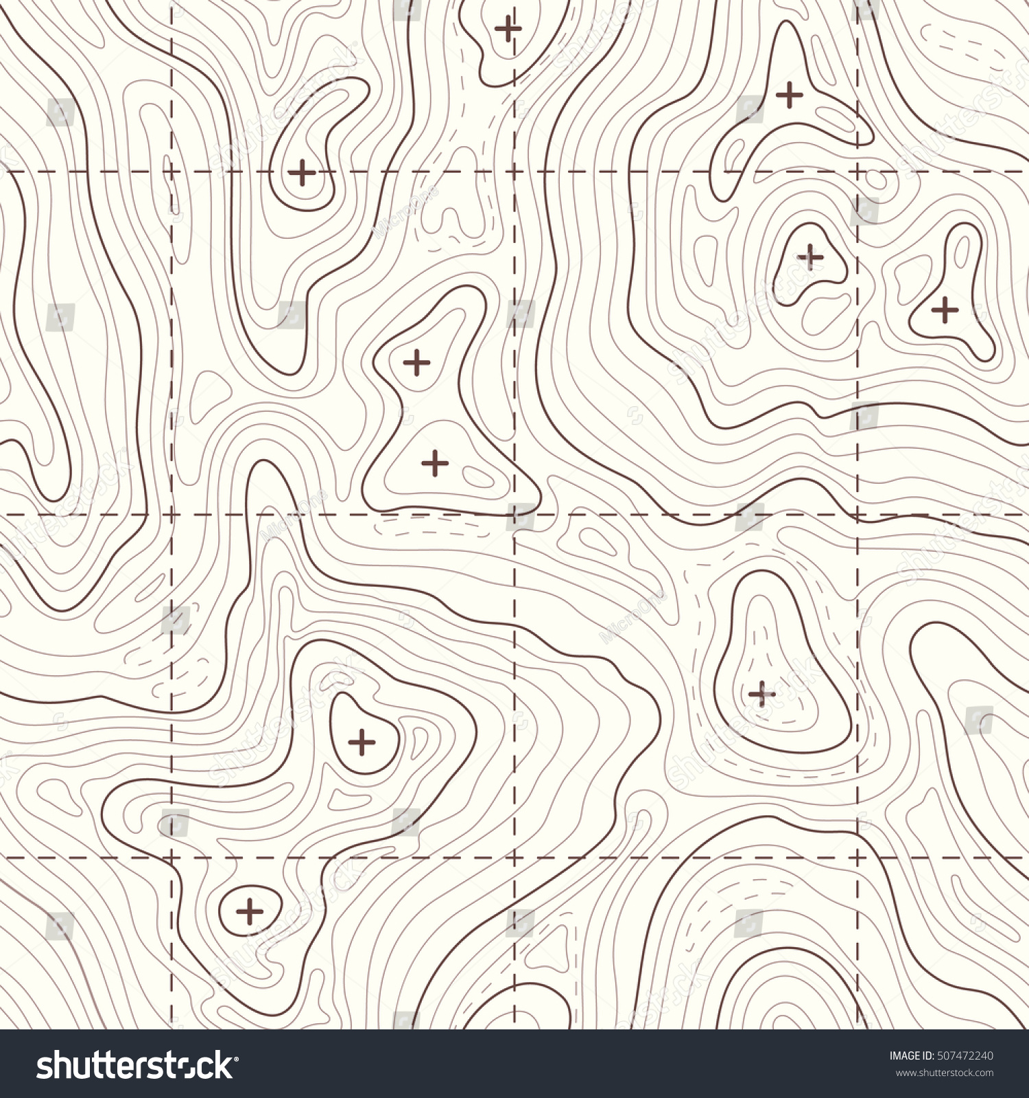 7.251 Topographic Elevation Maps: Immagini, Foto Stock E Grafica ...