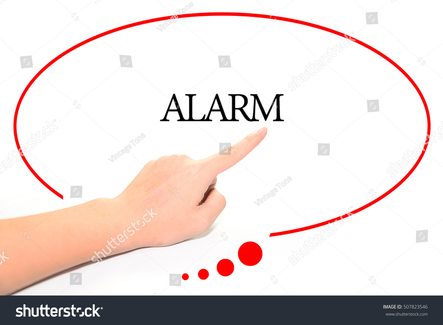 hand-writing-alarm-abstract-background-word-stock-photo-507823546