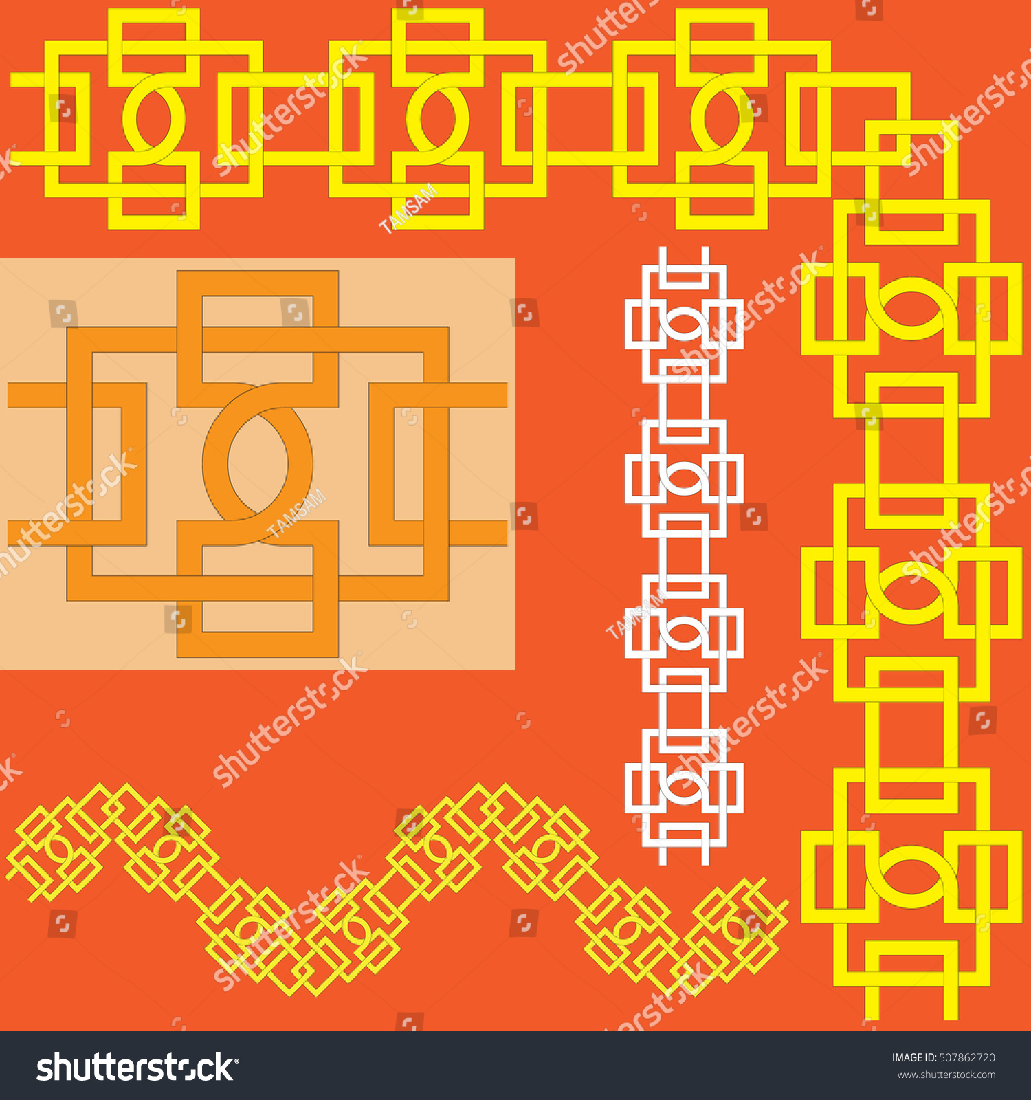 Motive Frame Border Stock Vector (Royalty Free) 507862720 | Shutterstock