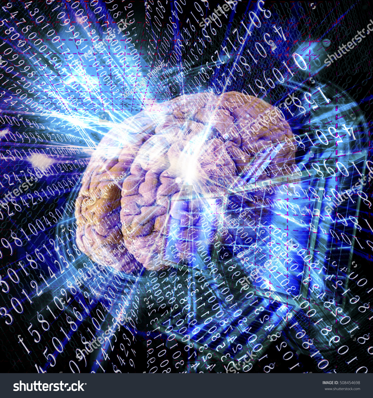 dye leader innovation Cosmic Brain Technology Scienceresearch Stock Photo 508454698 | Shutterstock