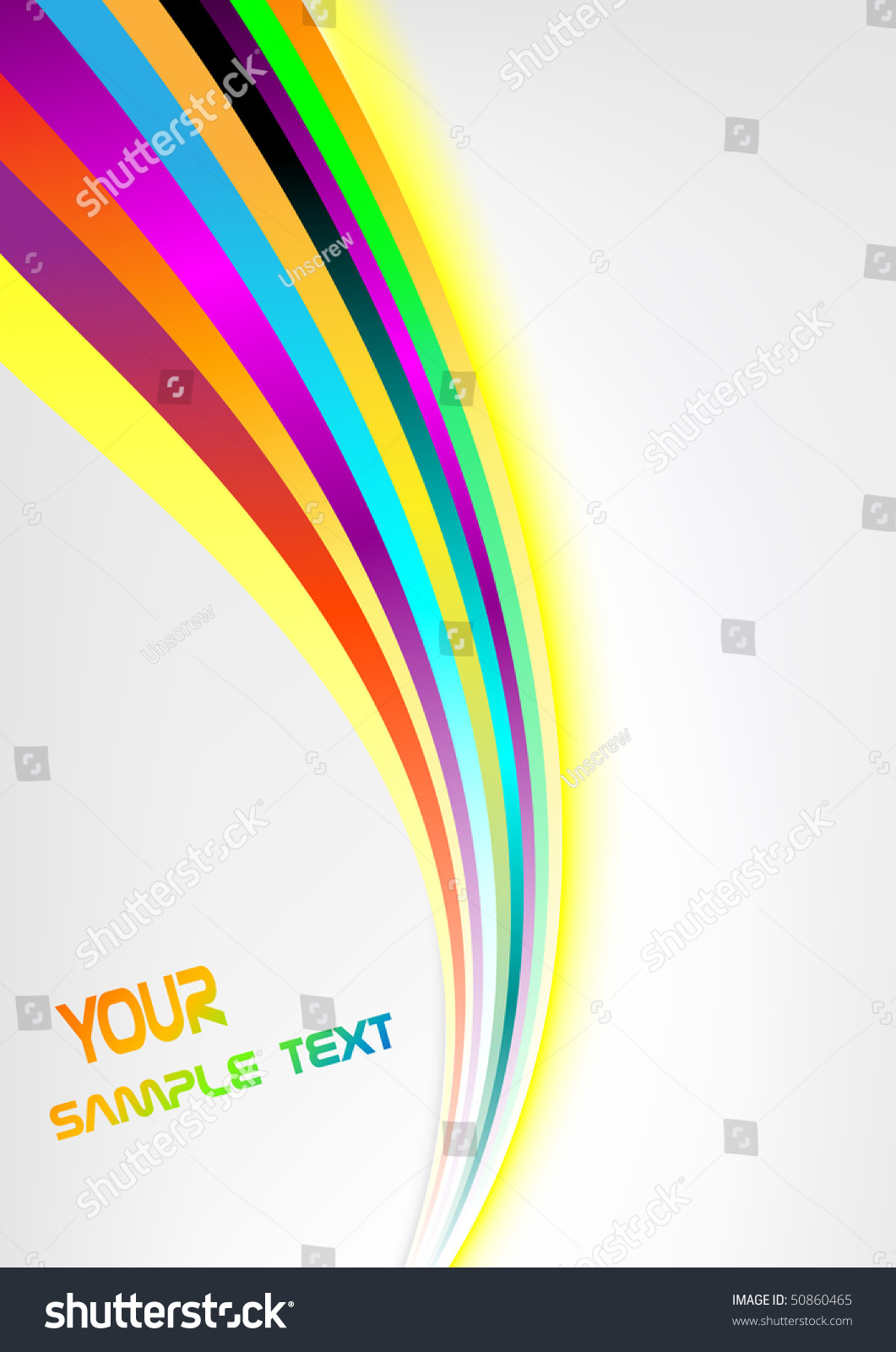 Background Rainbow Clipart Stock Vector (Royalty Free) 50860465