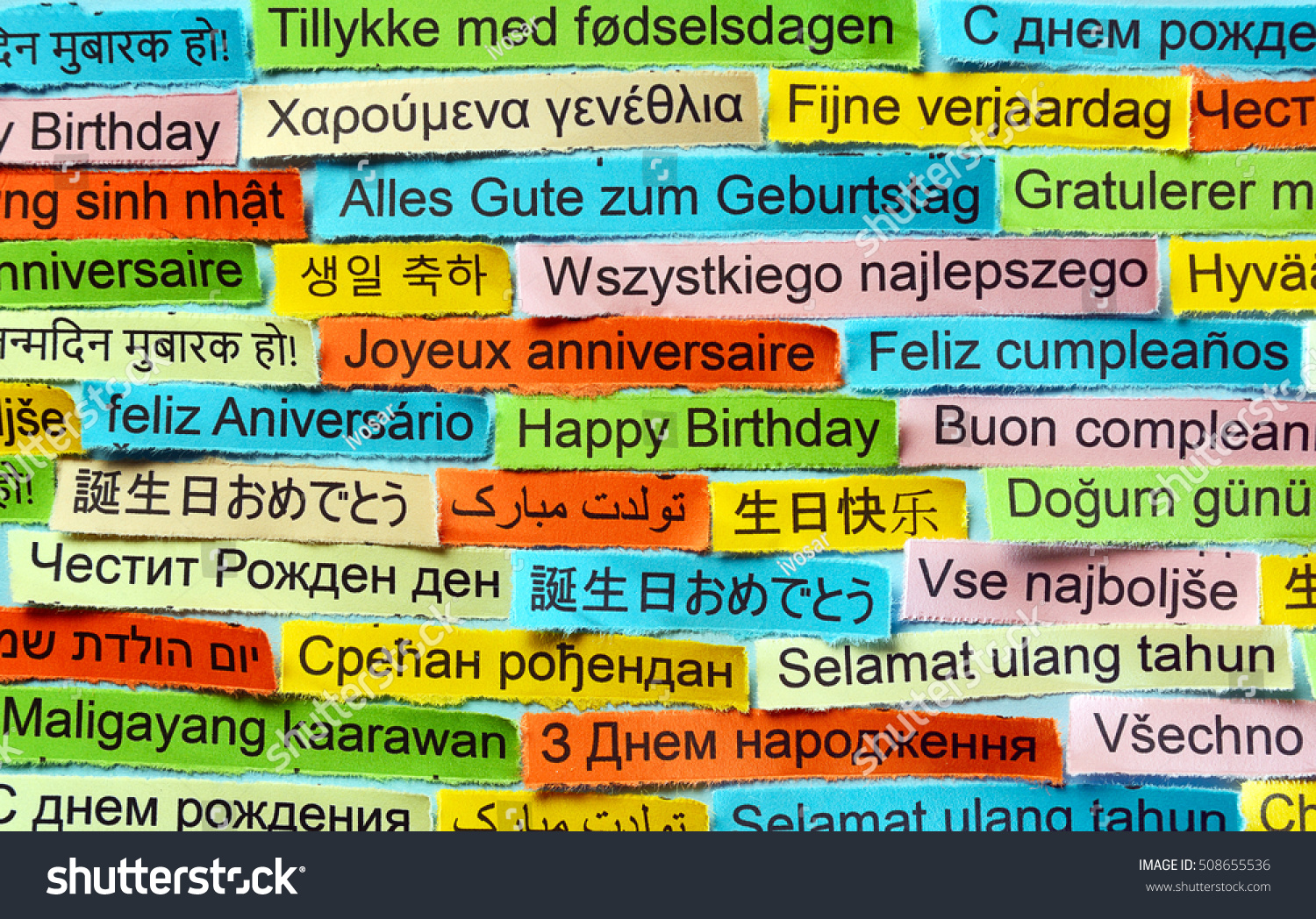 Поздравления с днём рождения на разных языках