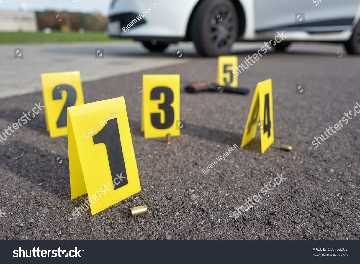 Id Tents Crime Scene After Gunfight Stock Photo 508768282 | Shutterstock