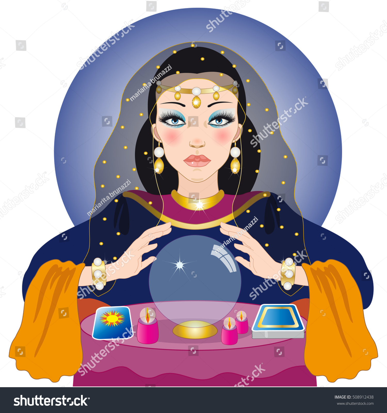 Clairvoyant Stock Vector (Royalty Free) 508912438 | Shutterstock