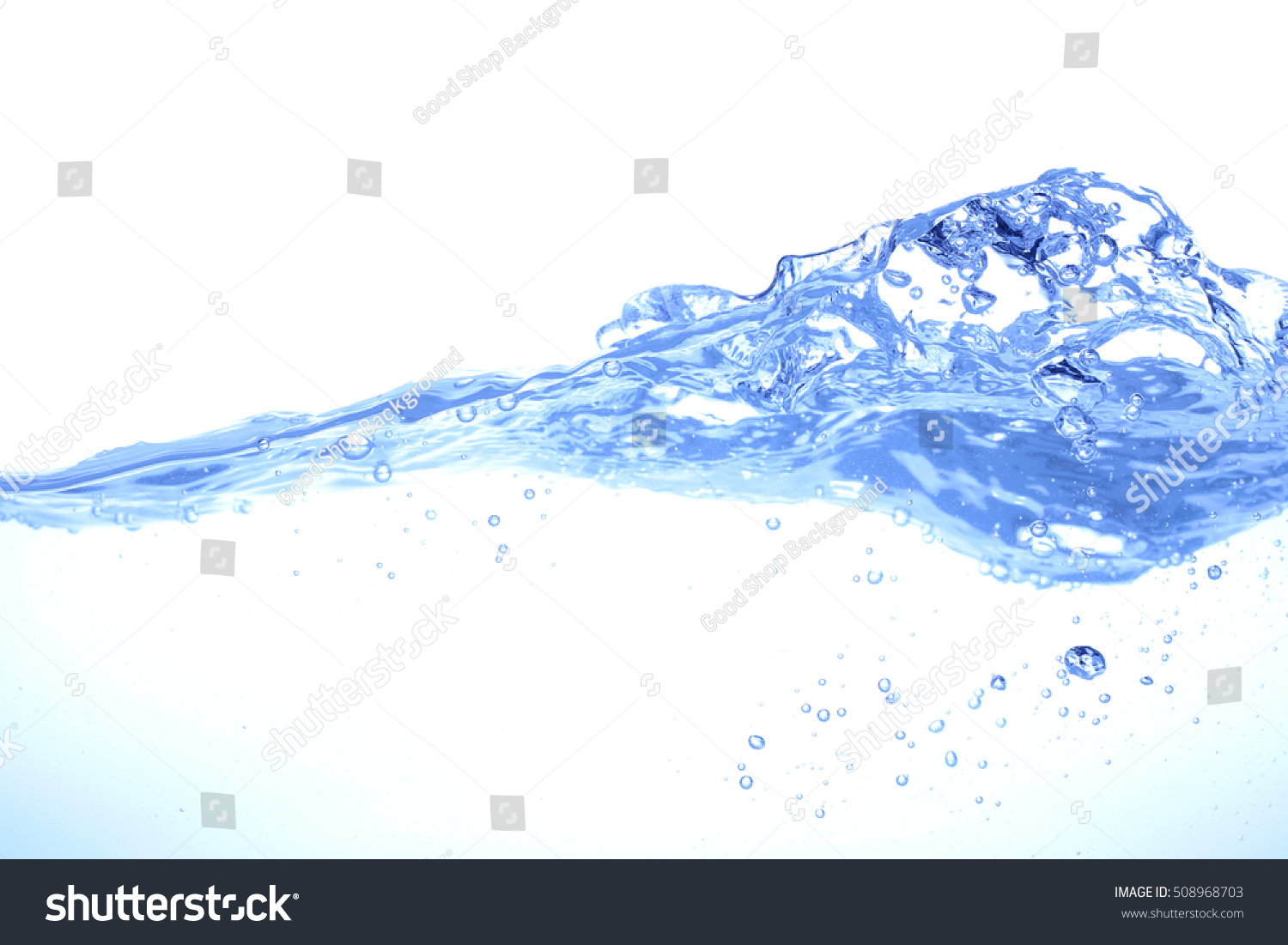 Clear Water Waves White Background Stock Photo 508968703 | Shutterstock