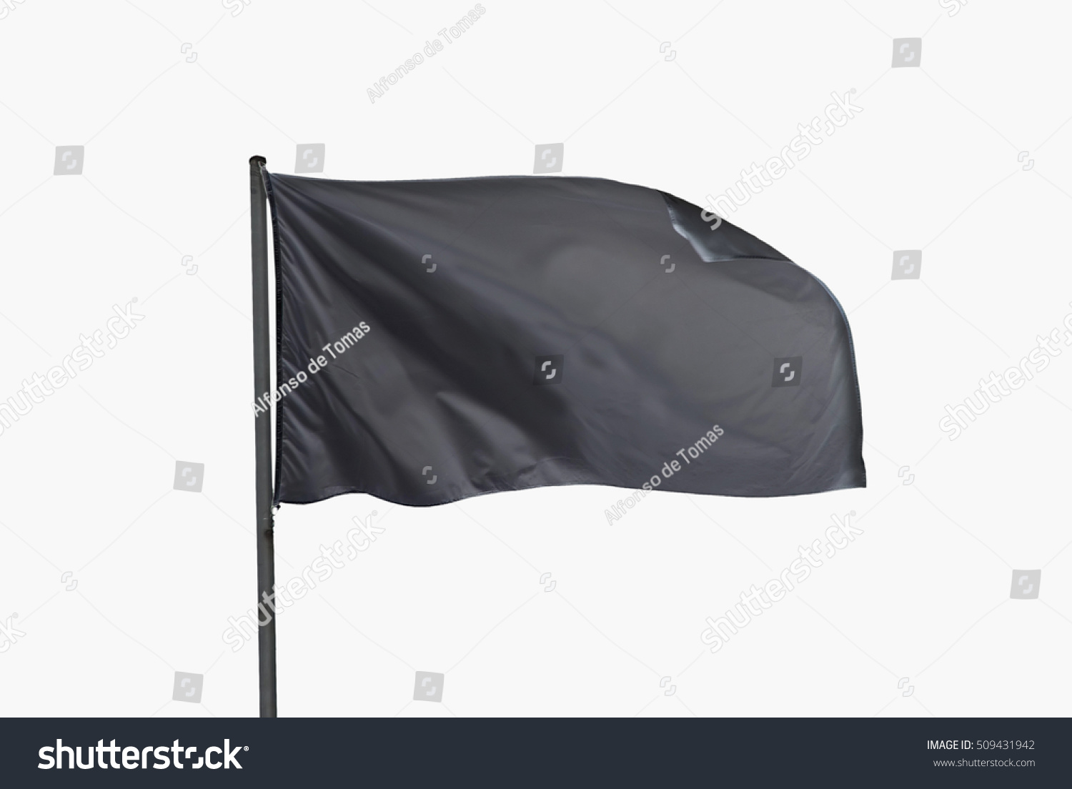 Black Flag Waving Stock Photo 509431942 | Shutterstock