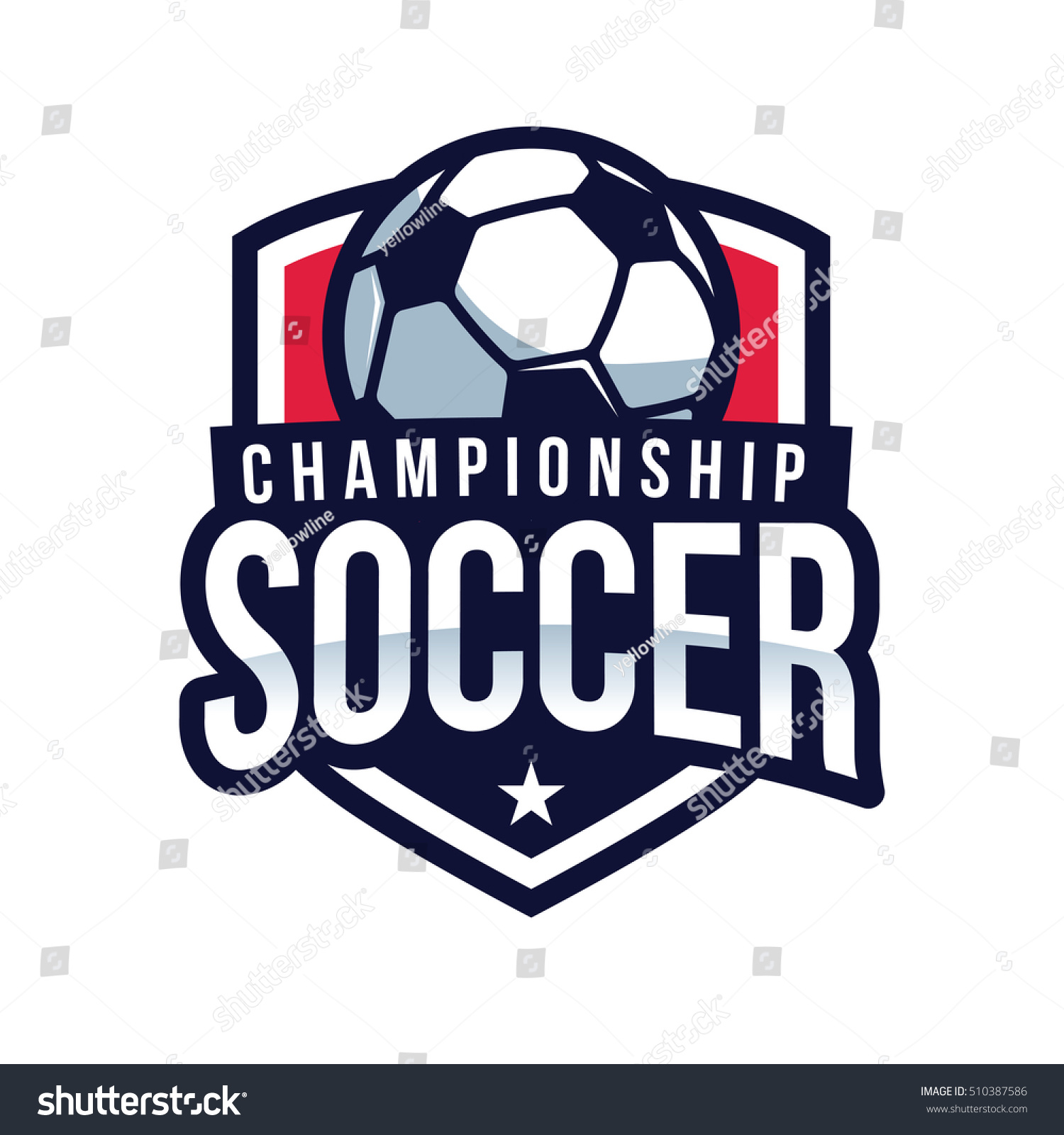 Soccer Logo American Logo Sports Stock Vector (royalty Free) 510387586 