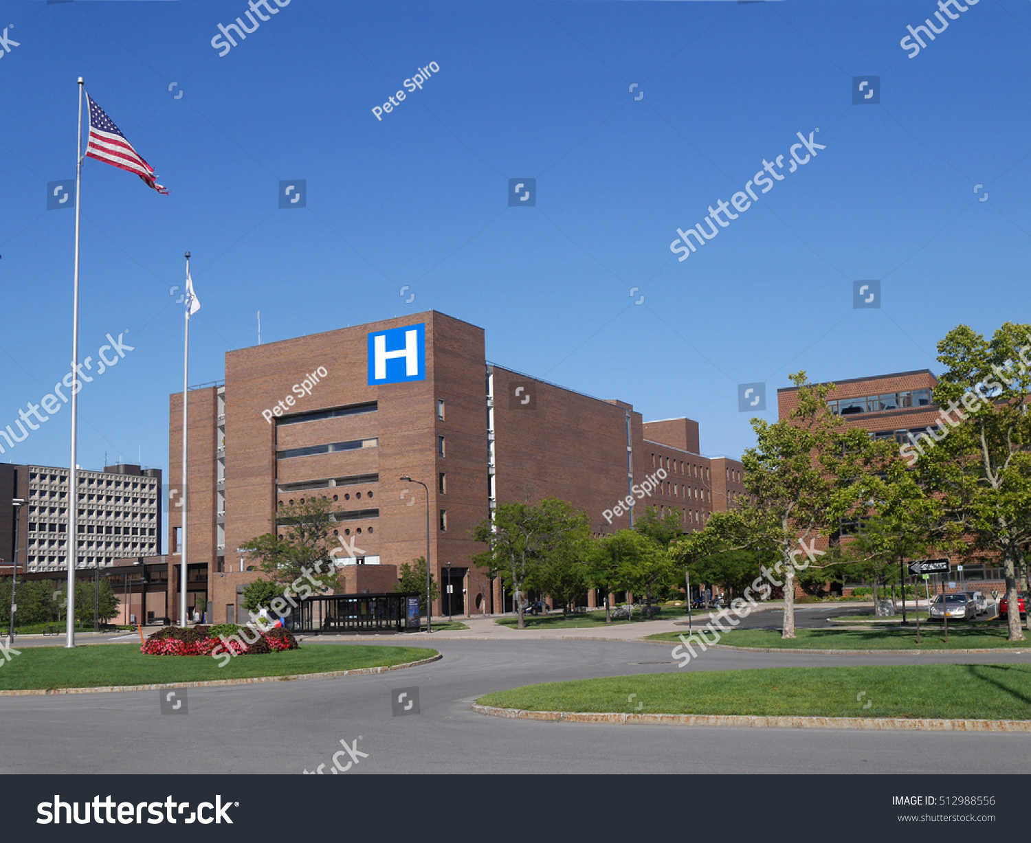 Large Modern Building H Sign Hospital Stock Photo 512988556 | Shutterstock