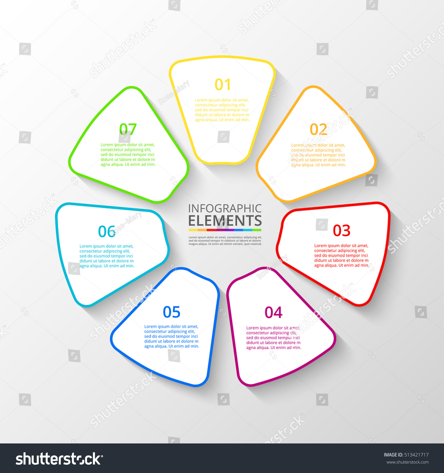 7 box layout : 781 images, photos et images vectorielles de stock ...