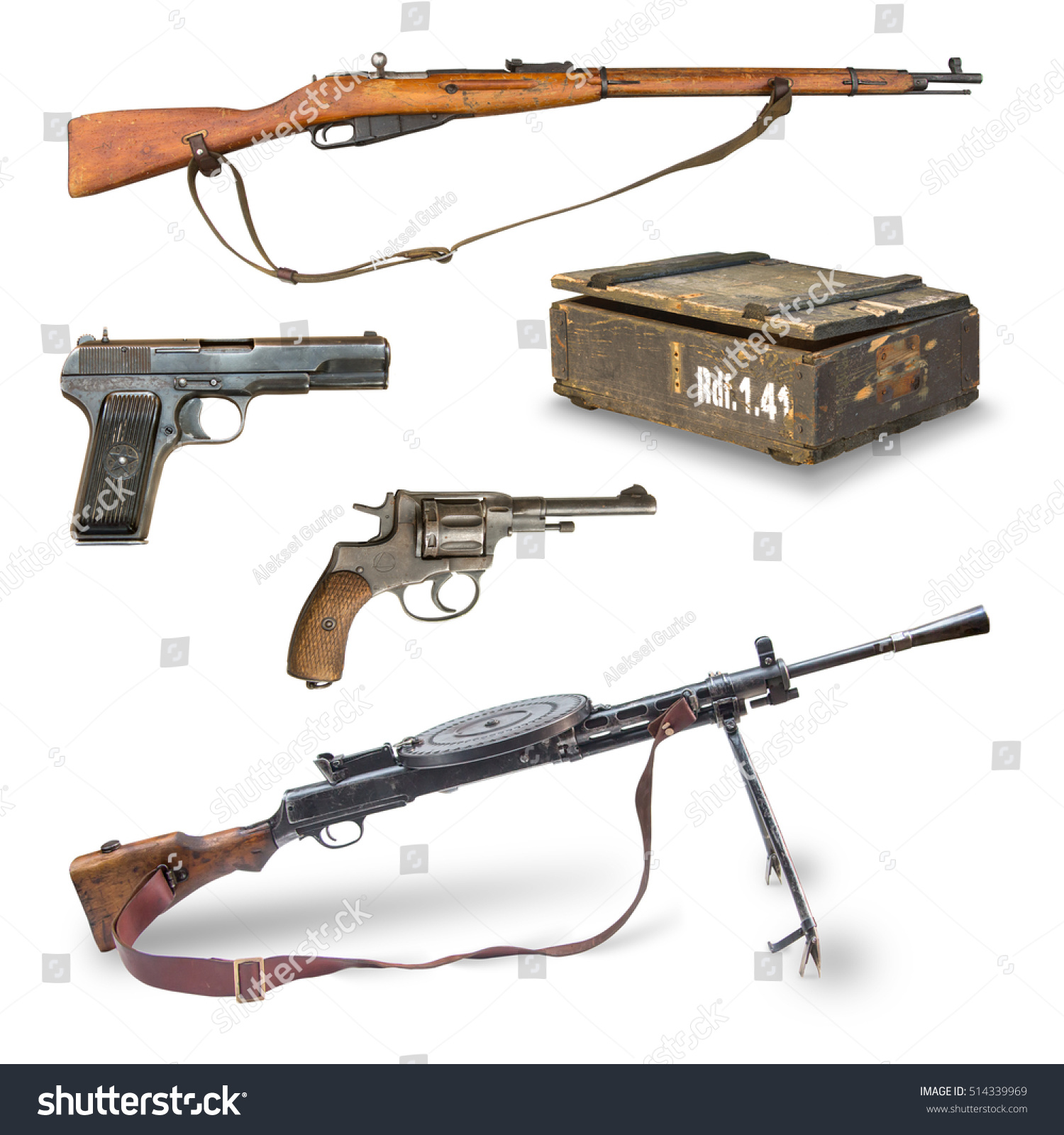 Antique Weapons During World War Ii Stock Photo 514339969 | Shutterstock