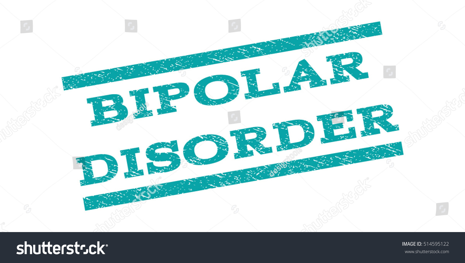 Bipolar Disorder Watermark Stamp Text Caption Stock Vector (Royalty ...