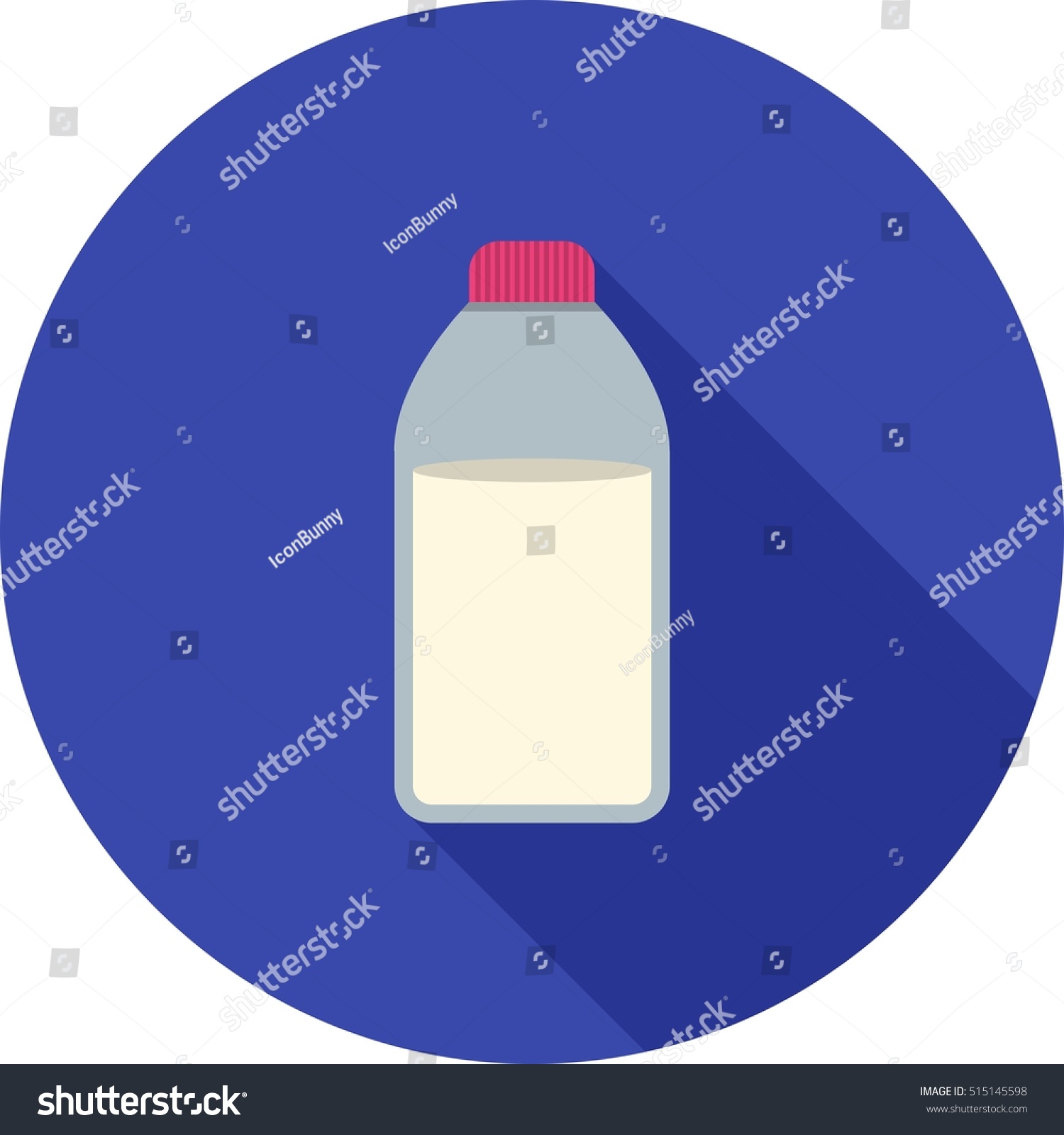 Milk Bottle Stock Vector Royalty Free 515145598 Shutterstock 8307