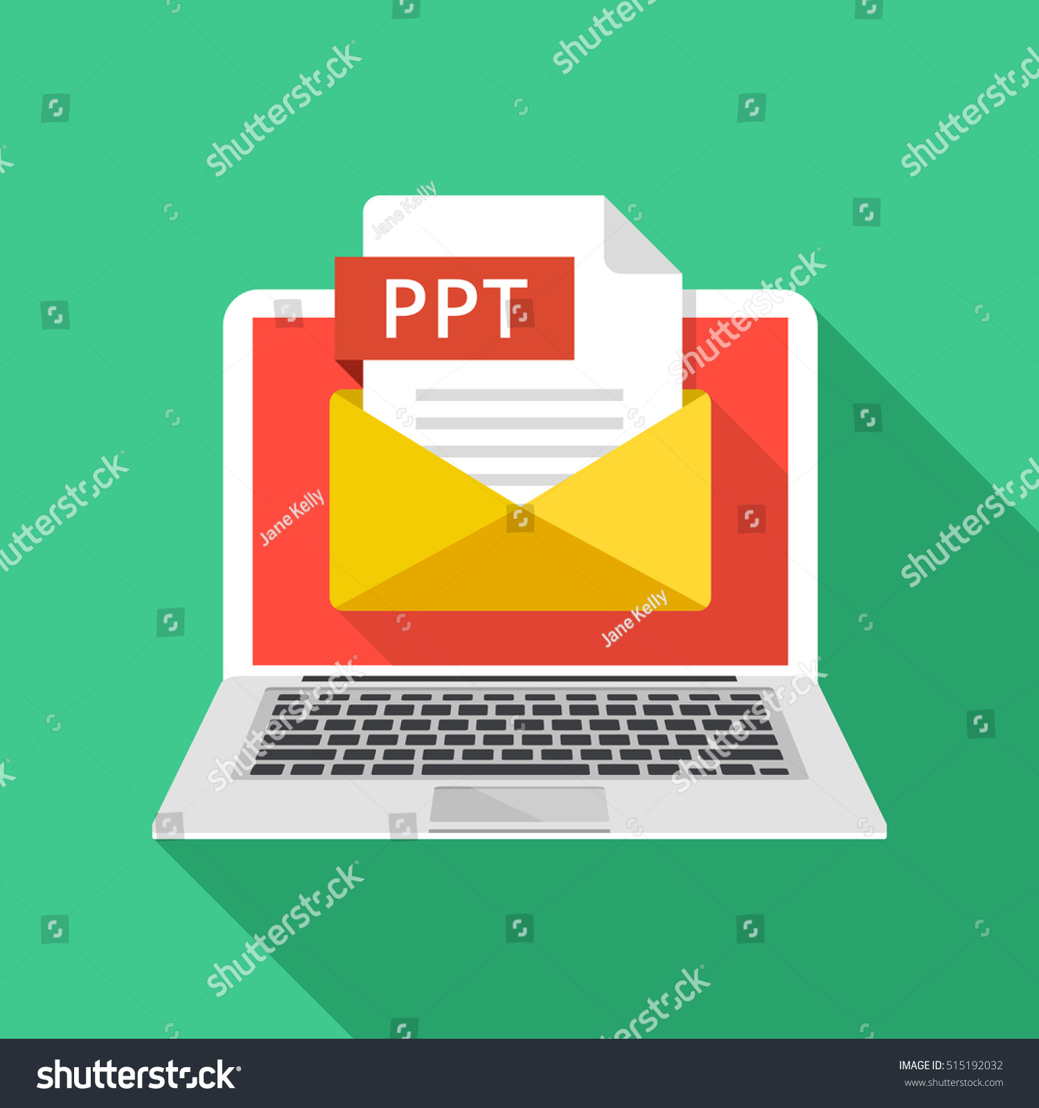 how to send ppt from laptop to mail