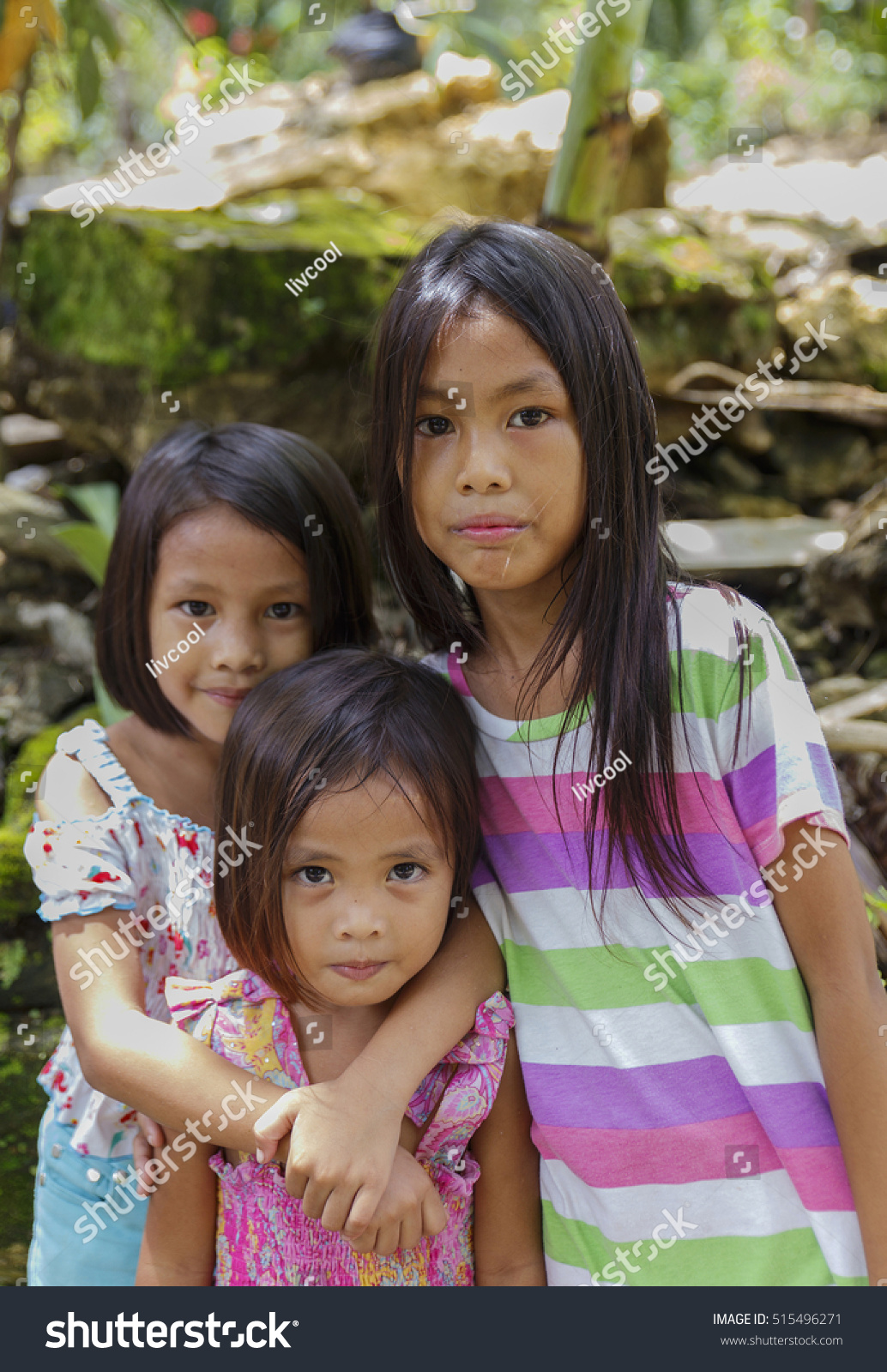 Sipalayphilippinesoctober 132016 Sisters Go School Together Stock Photo ...