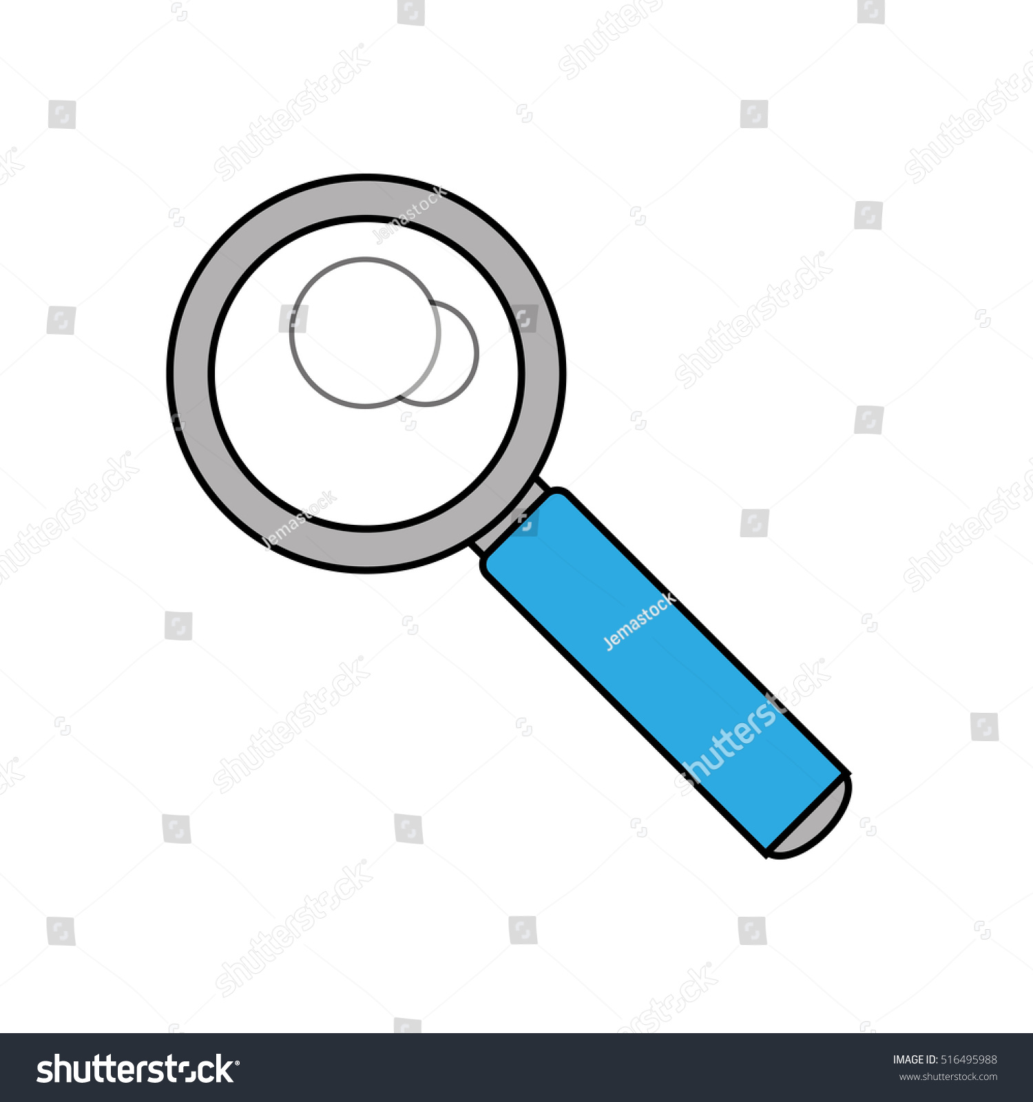 Isolated Lupe Tool Design Stock Vector (Royalty Free) 516495988 ...