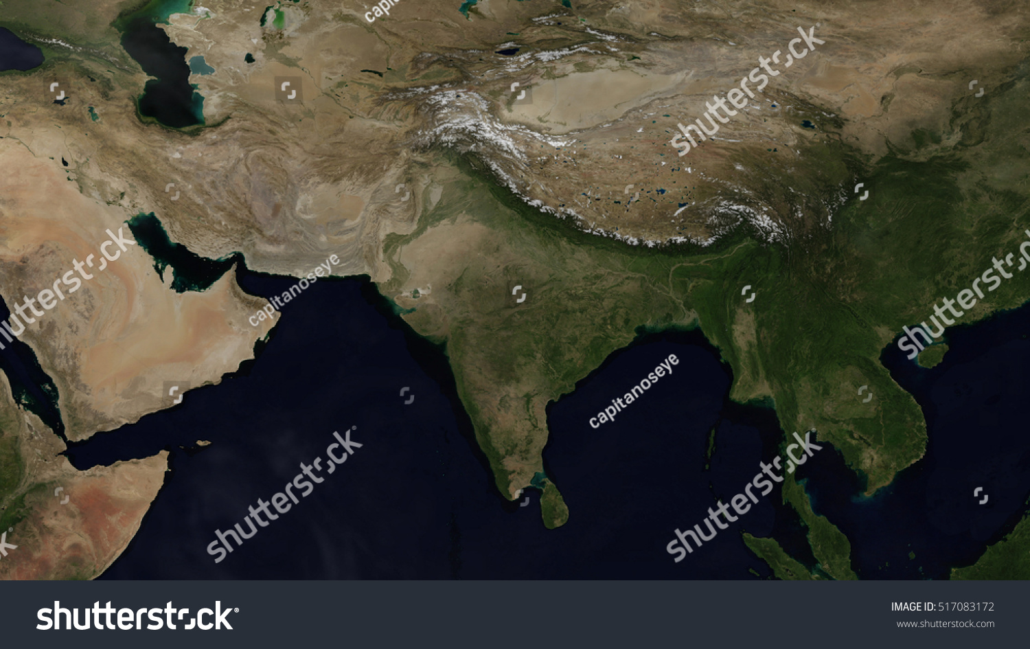 Indian Day Map Space View Elements Stock Illustration 517083172 ...