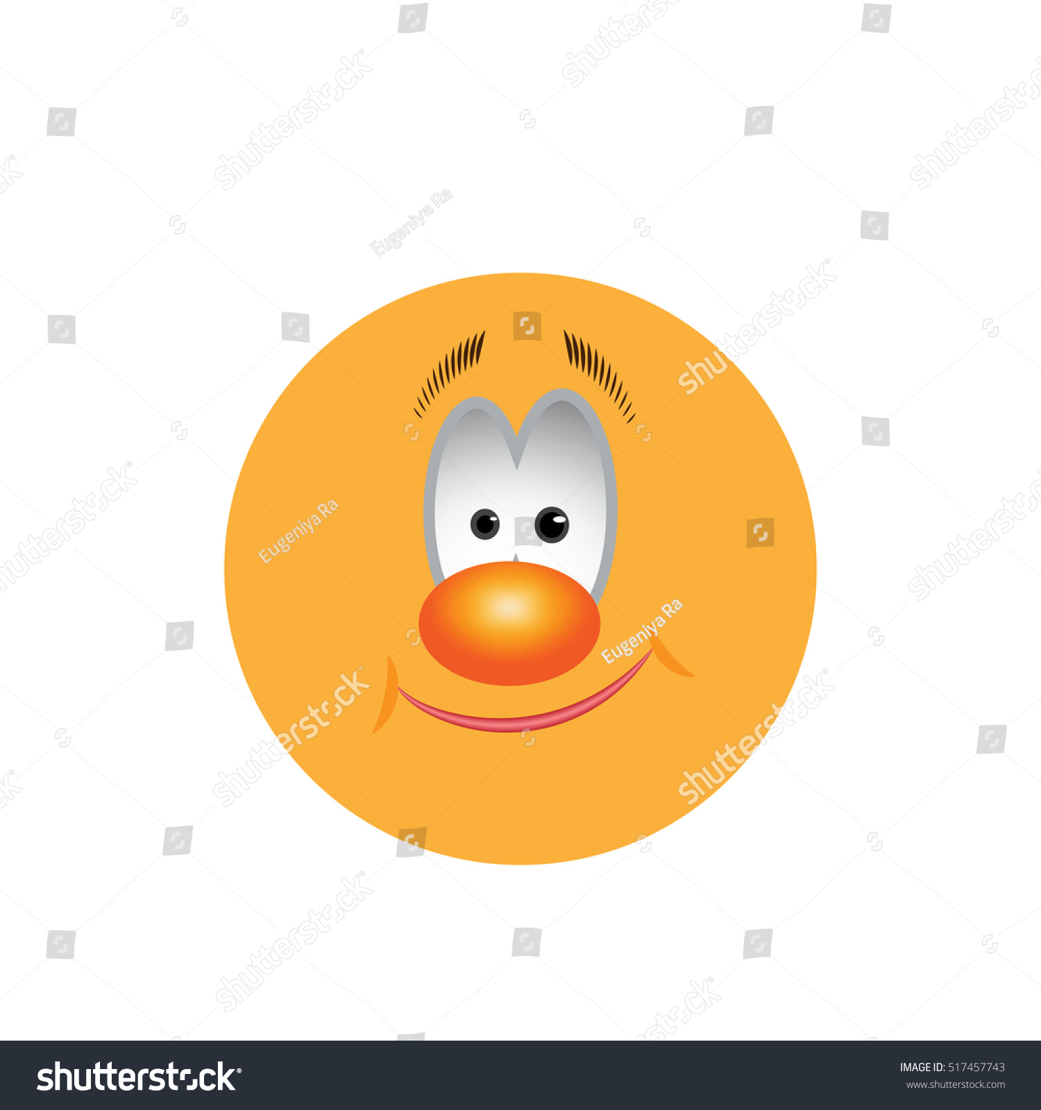 Smiley Face Icon Yellow Emoticon Emotional Stock Vector Royalty Free Shutterstock