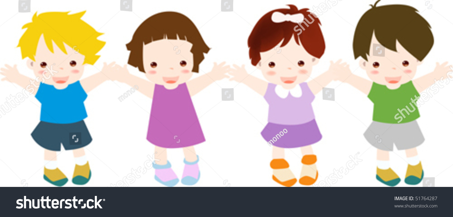 Children Stock Vector (Royalty Free) 51764287 | Shutterstock