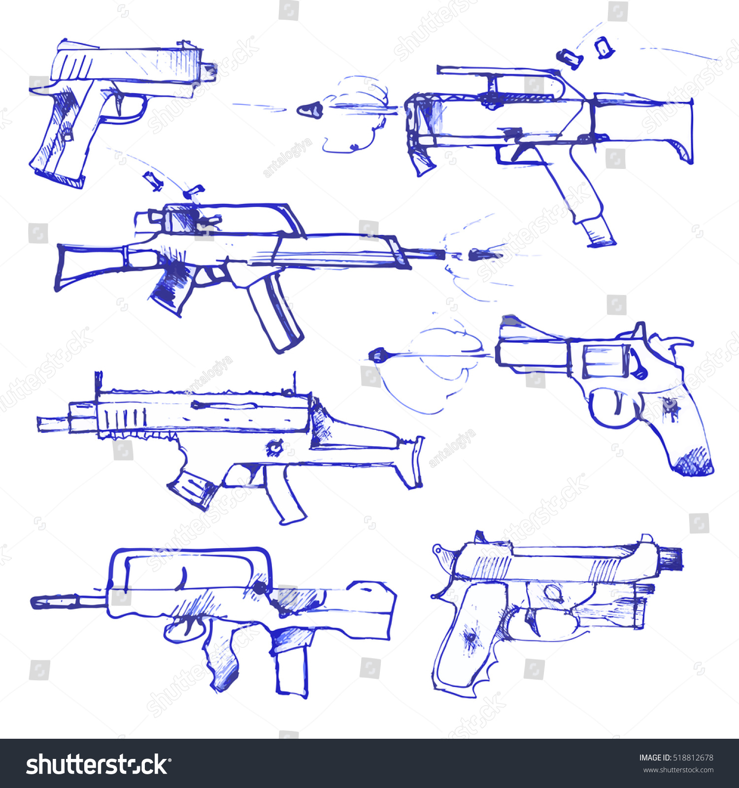 Огнестрельное оружие рисунок