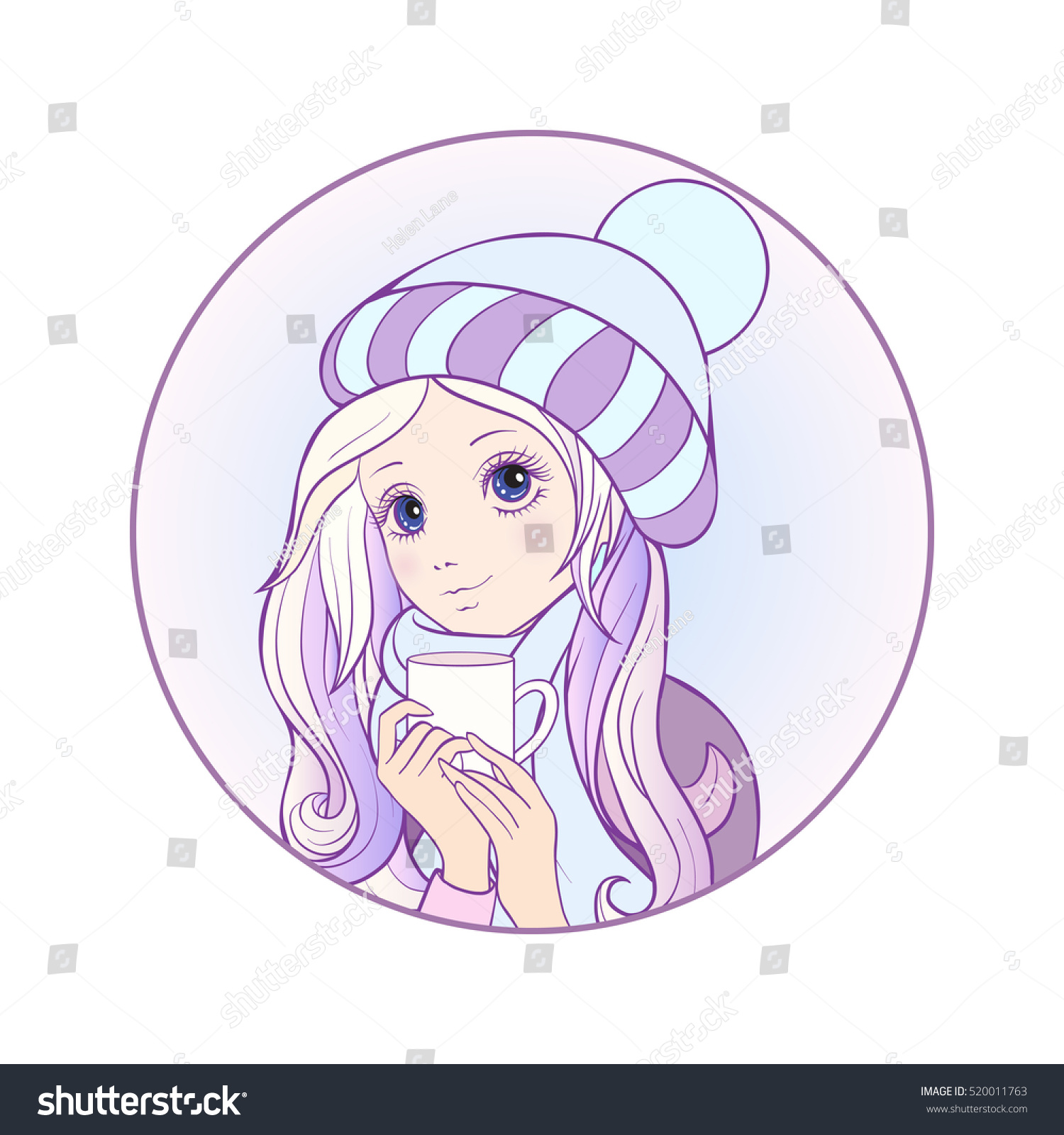 anime winter hat