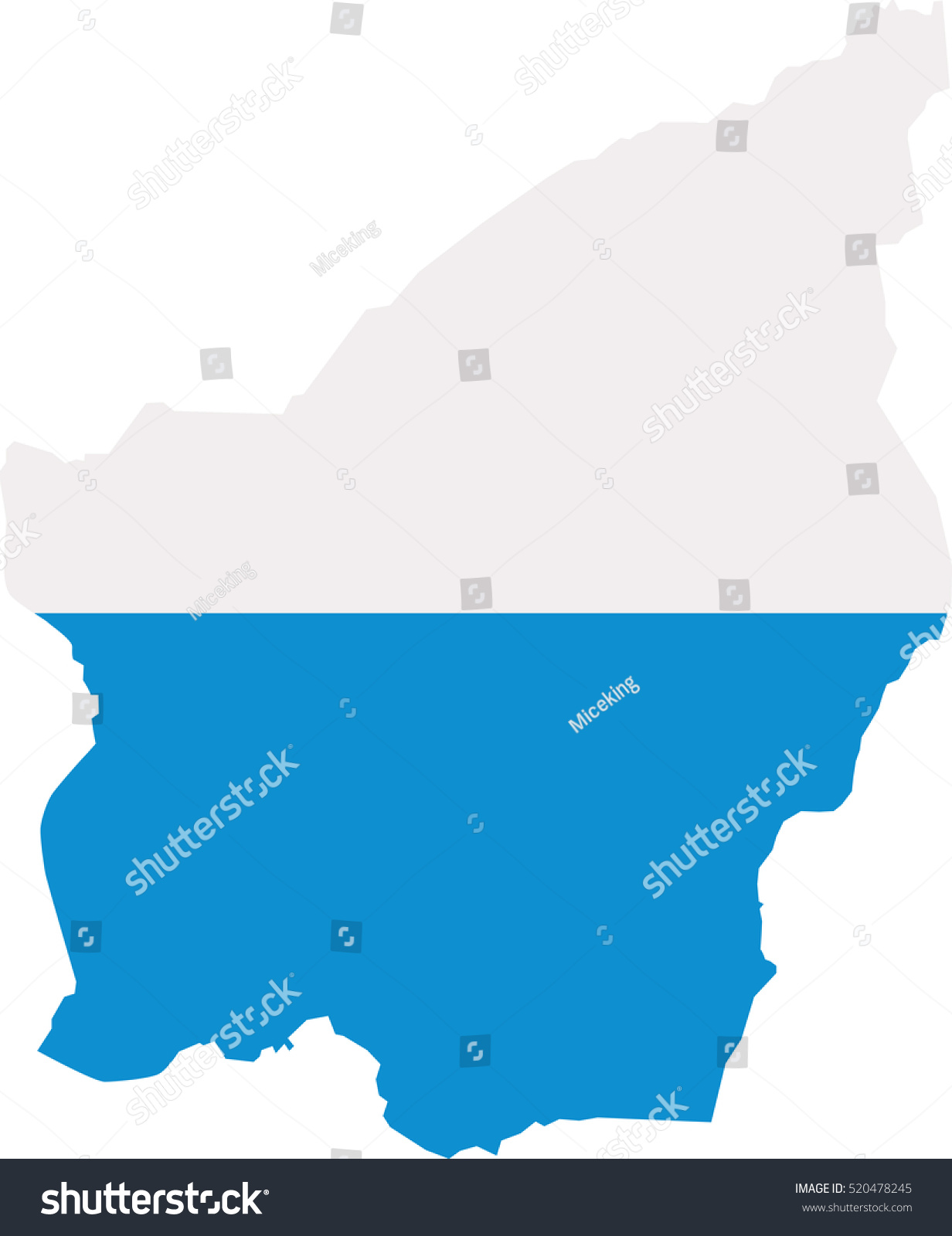 San Marino Map Flag Stock Vector Royalty Free 520478245 Shutterstock