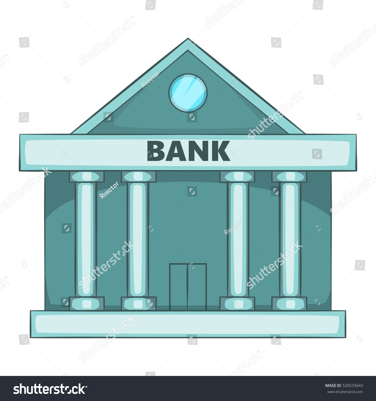 Swiss Bank Icon Cartoon Illustration Swiss Stock Illustration 520533643 ...