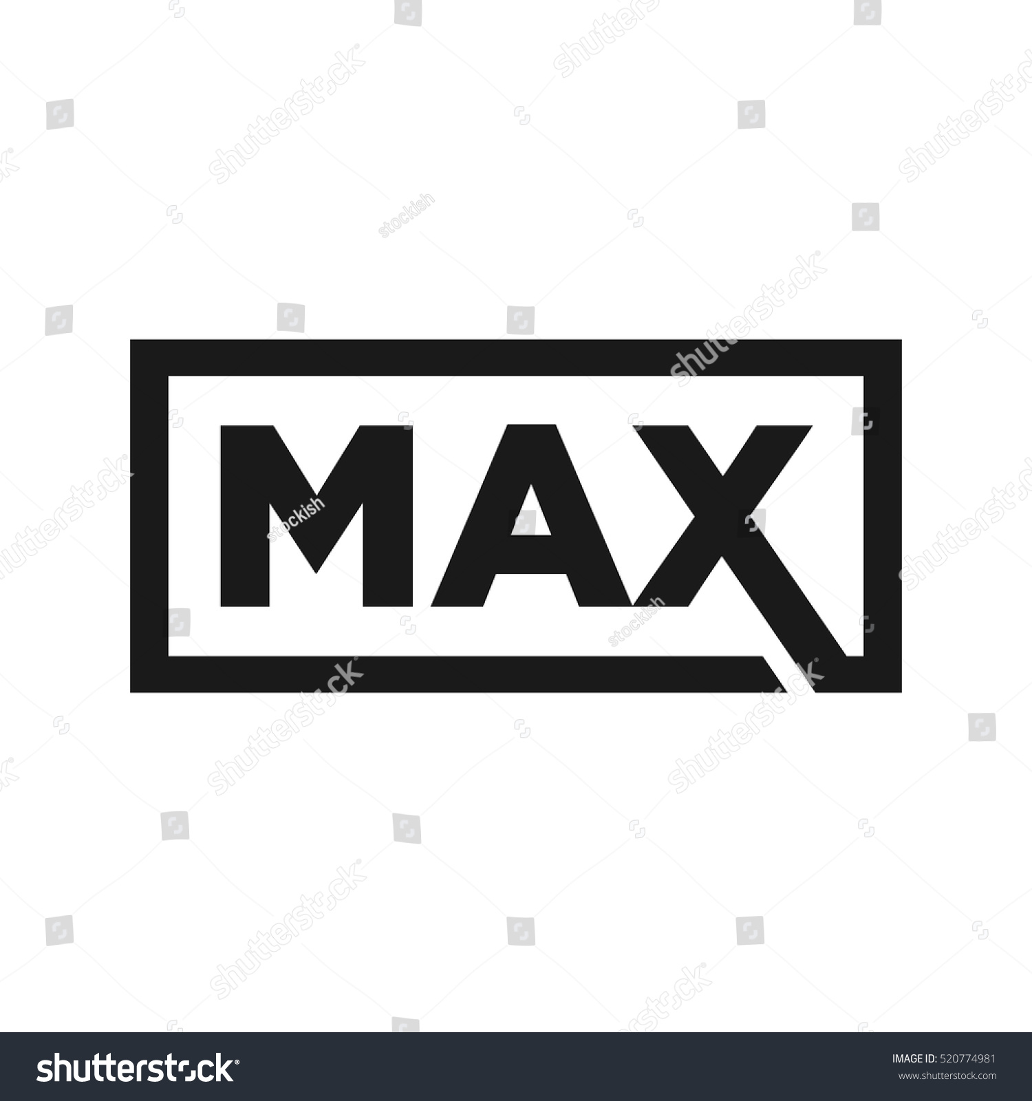 Max Logo  Stock  (Royalty Free) 520774981 | Shutterstock