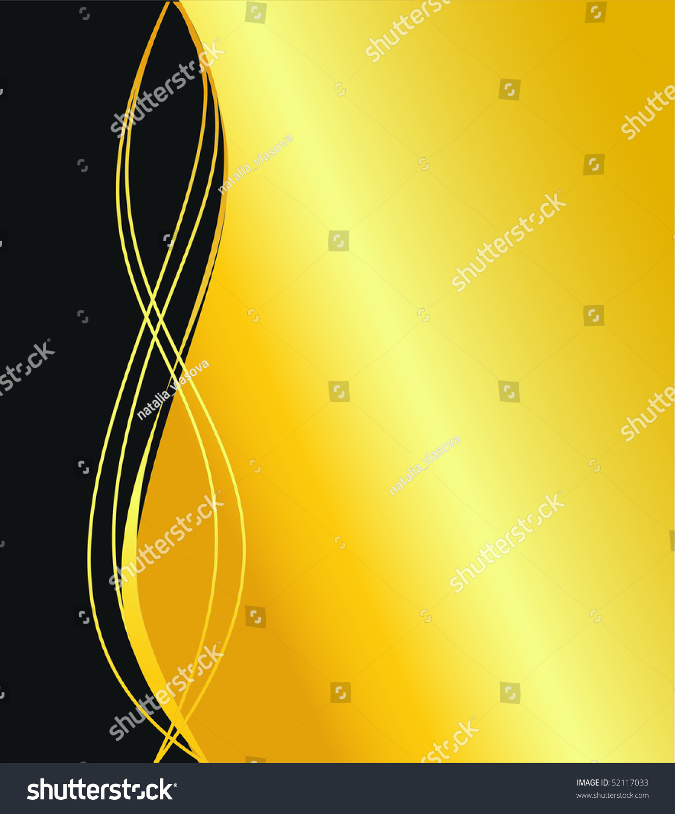 Elegant Vector Black Gold Background Vector De Stock Libre De Regalías 52117033 Shutterstock 6010