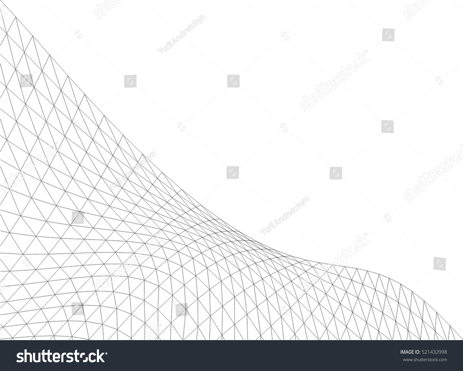 Architectural Drawing Geometric Background Stock Vector (Royalty Free ...