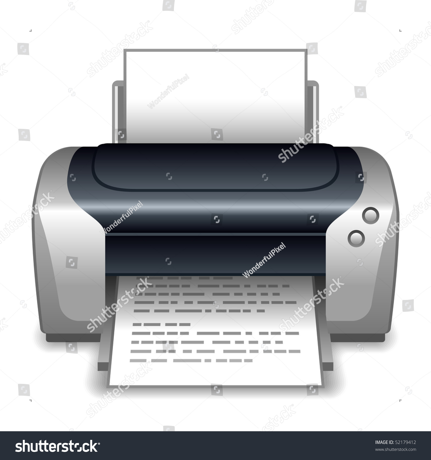 Принтер векторное изображение