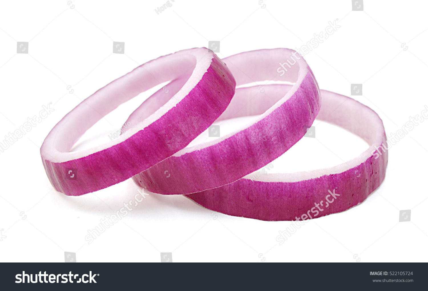 Sliced Red Onion On White Background Stock Photo 522105724 | Shutterstock