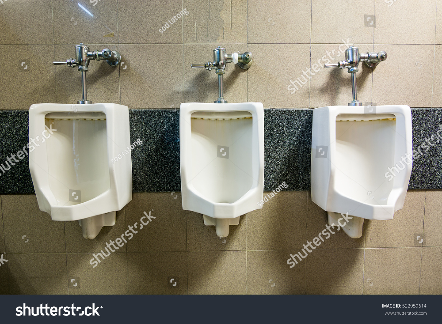 Row Outdoor Urinals Men Public Toilet Stock Photo 522959614 | Shutterstock