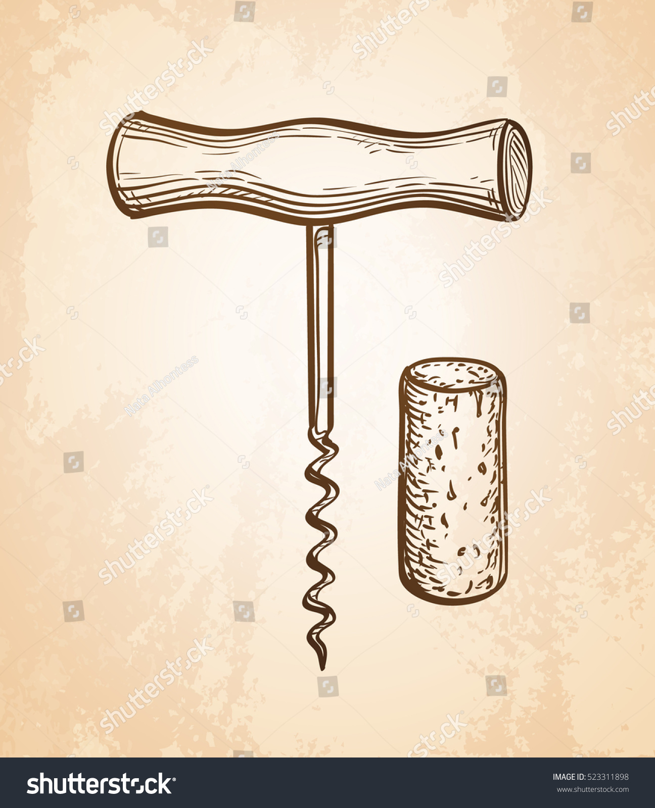 Wine cork drawing 5 343 images, photos et images vectorielles de