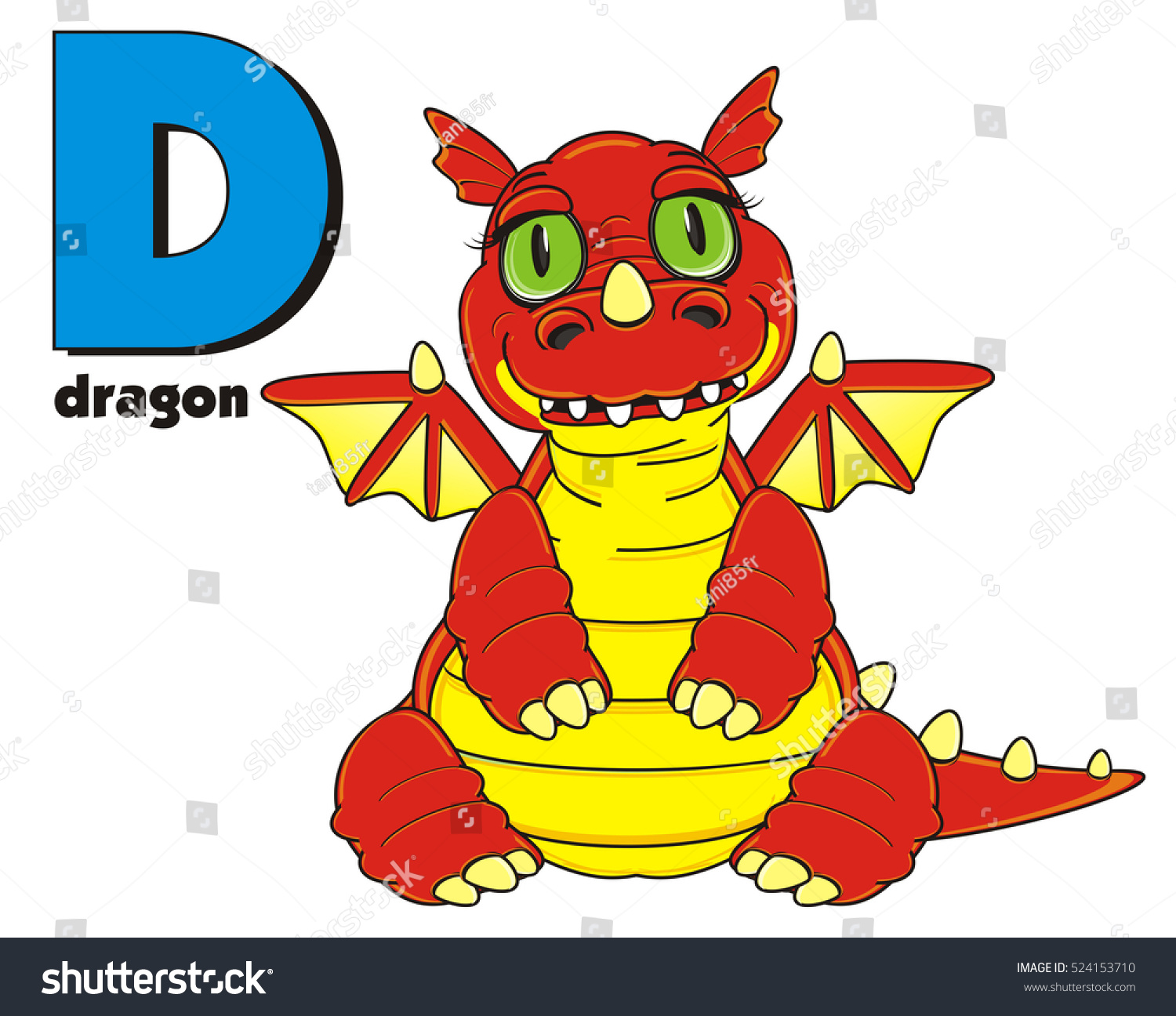 5 letter word using letters dragon